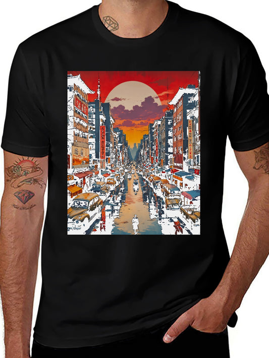 City Street T-Shirt Unique Graphic Tee