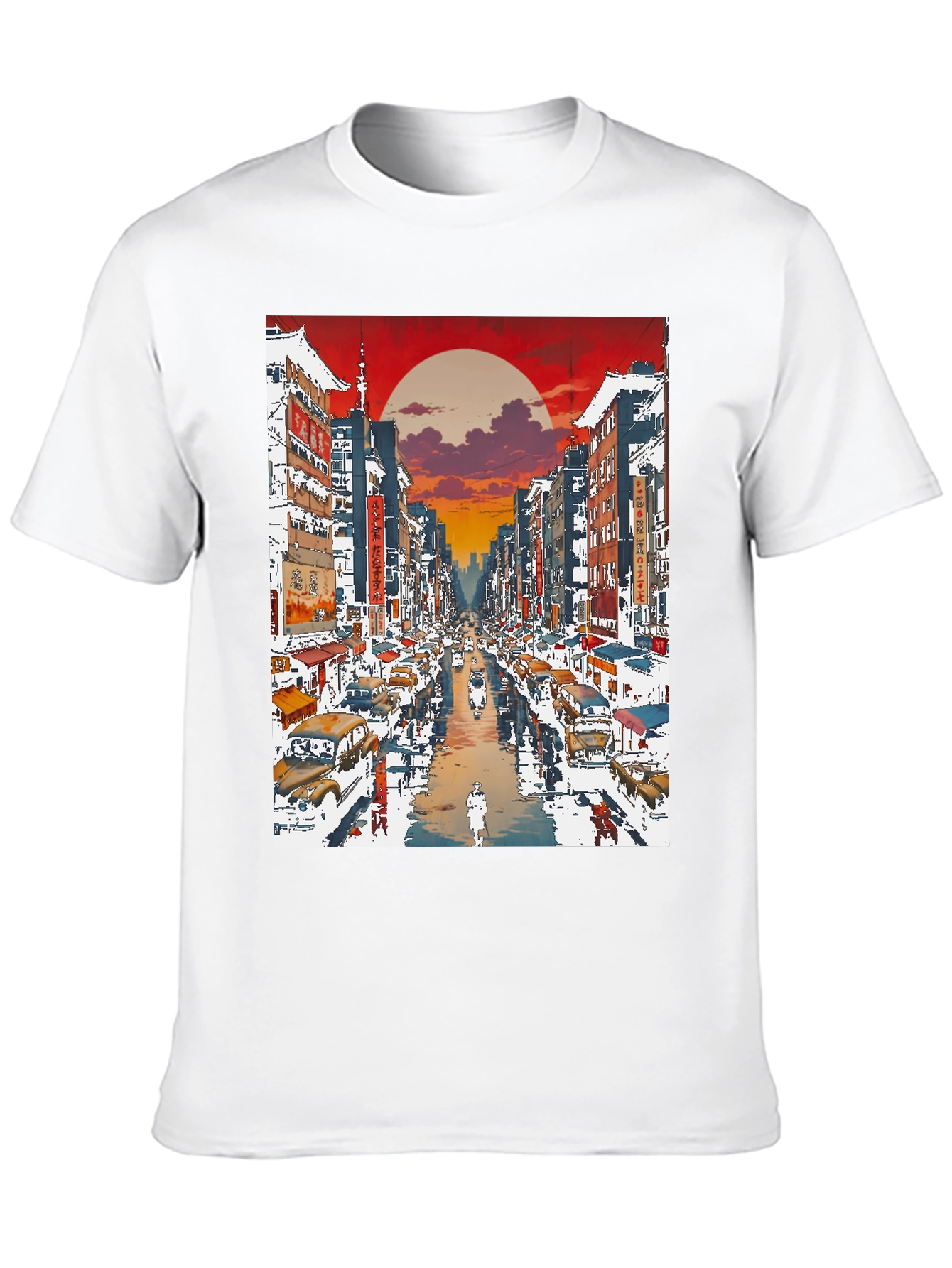 City Street T-Shirt Unique Graphic Tee