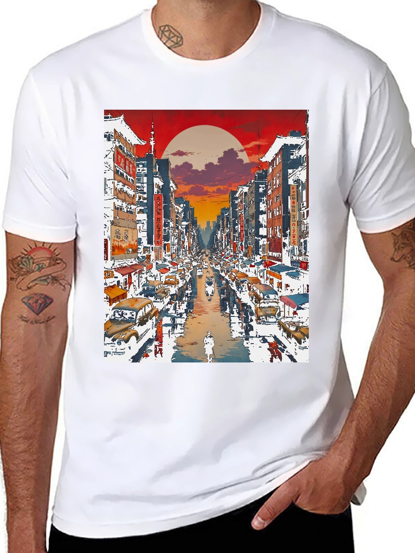 City Street T-Shirt Unique Graphic Tee
