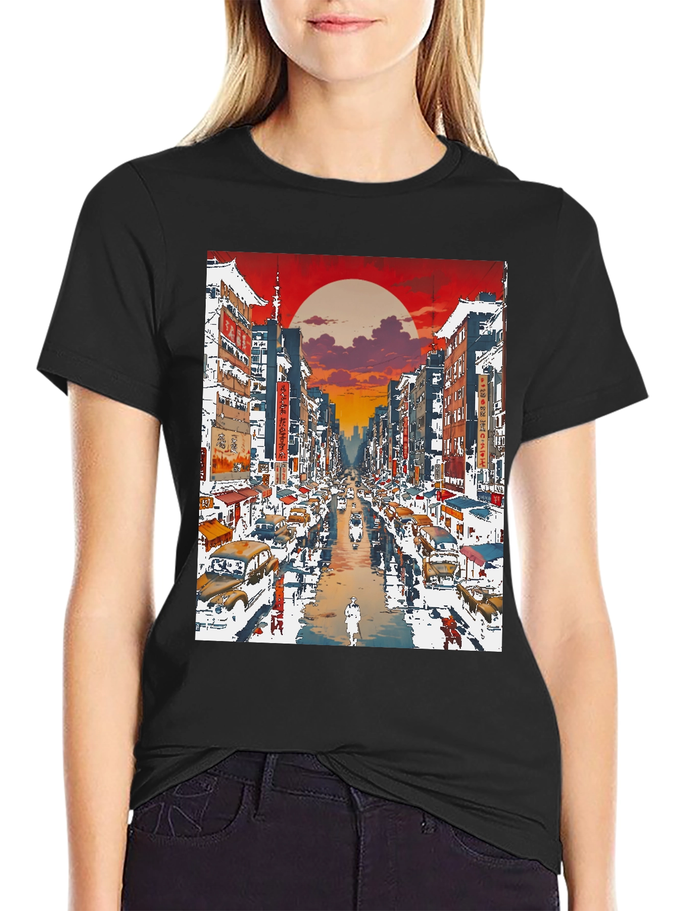 City Street T-Shirt Unique Graphic Tee