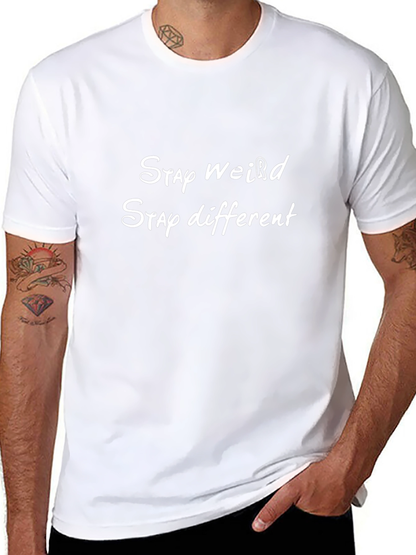 Stay Weird T-Shirt - Unique Graphic Tee