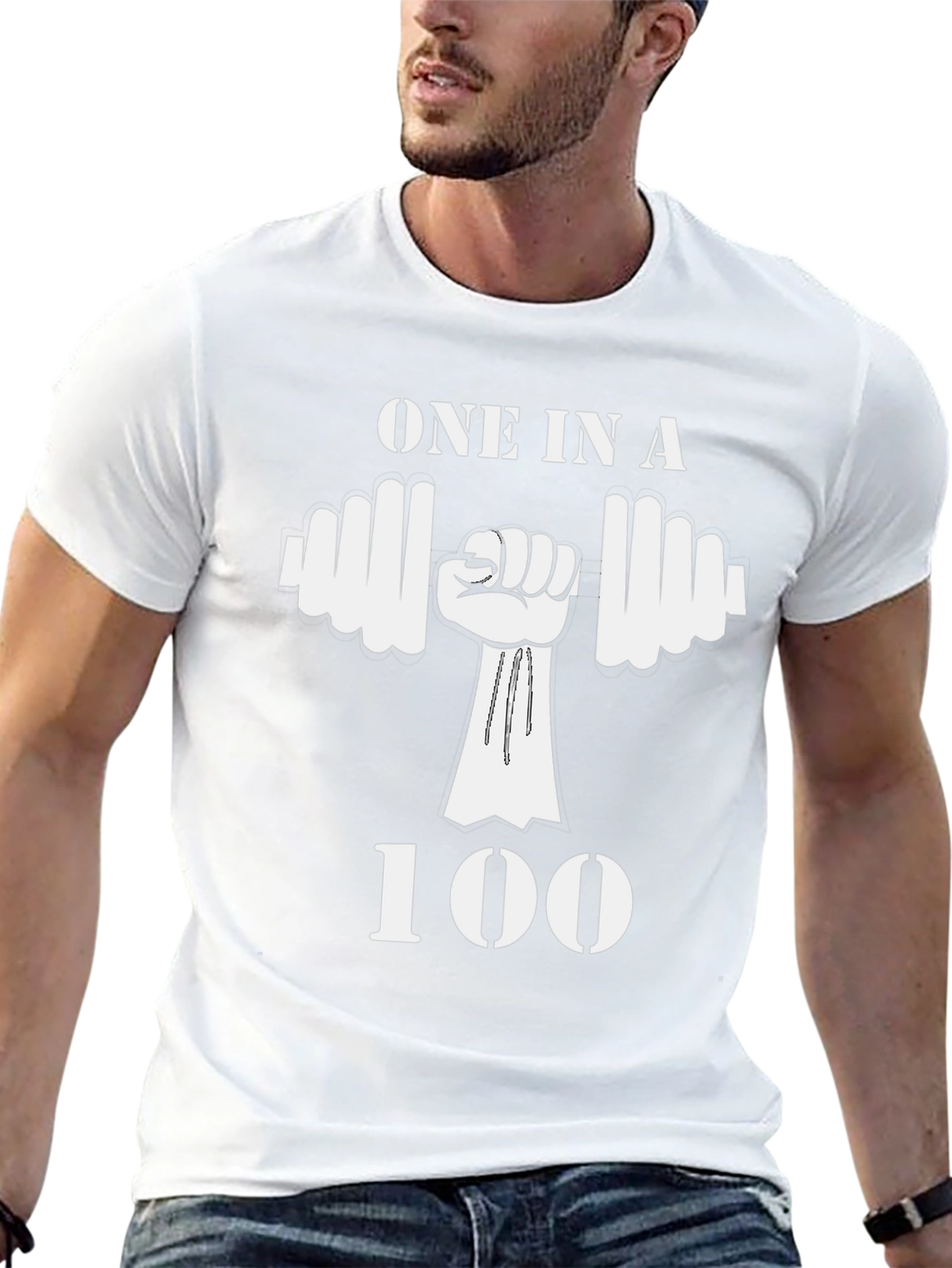 One in a 100 Graphic T-Shirt - Fitness Motivation