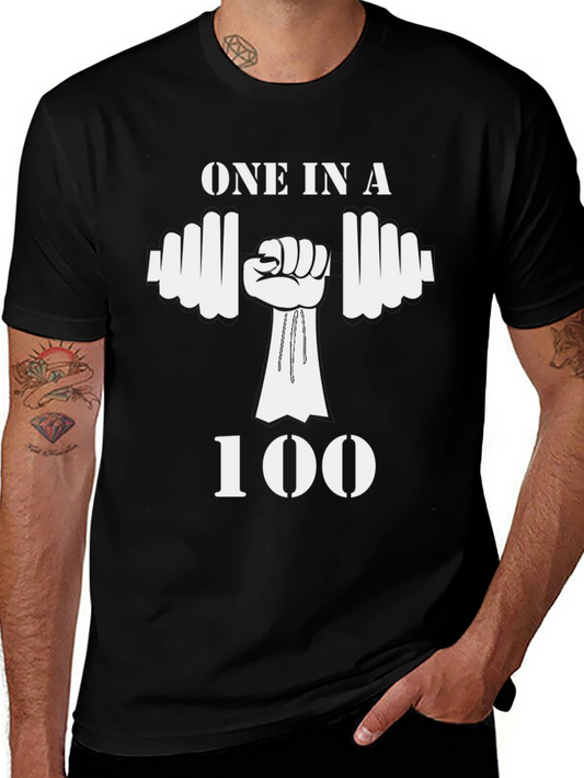 One in a 100 Graphic T-Shirt - Fitness Motivation