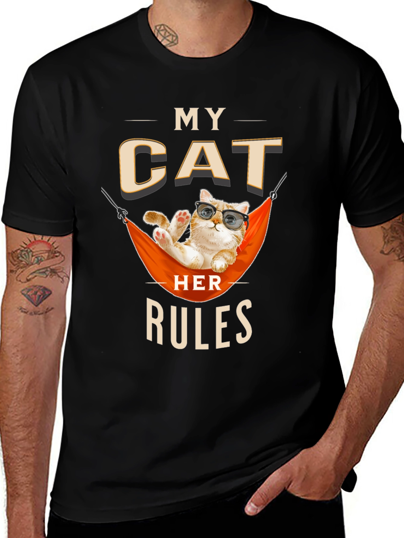 My Cat Rules T-Shirt - Funny Pet Lover Tee