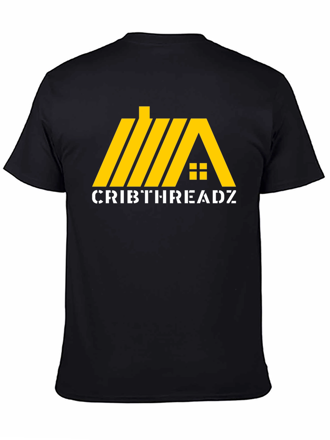 CribThreadz Black Graphic T-Shirt