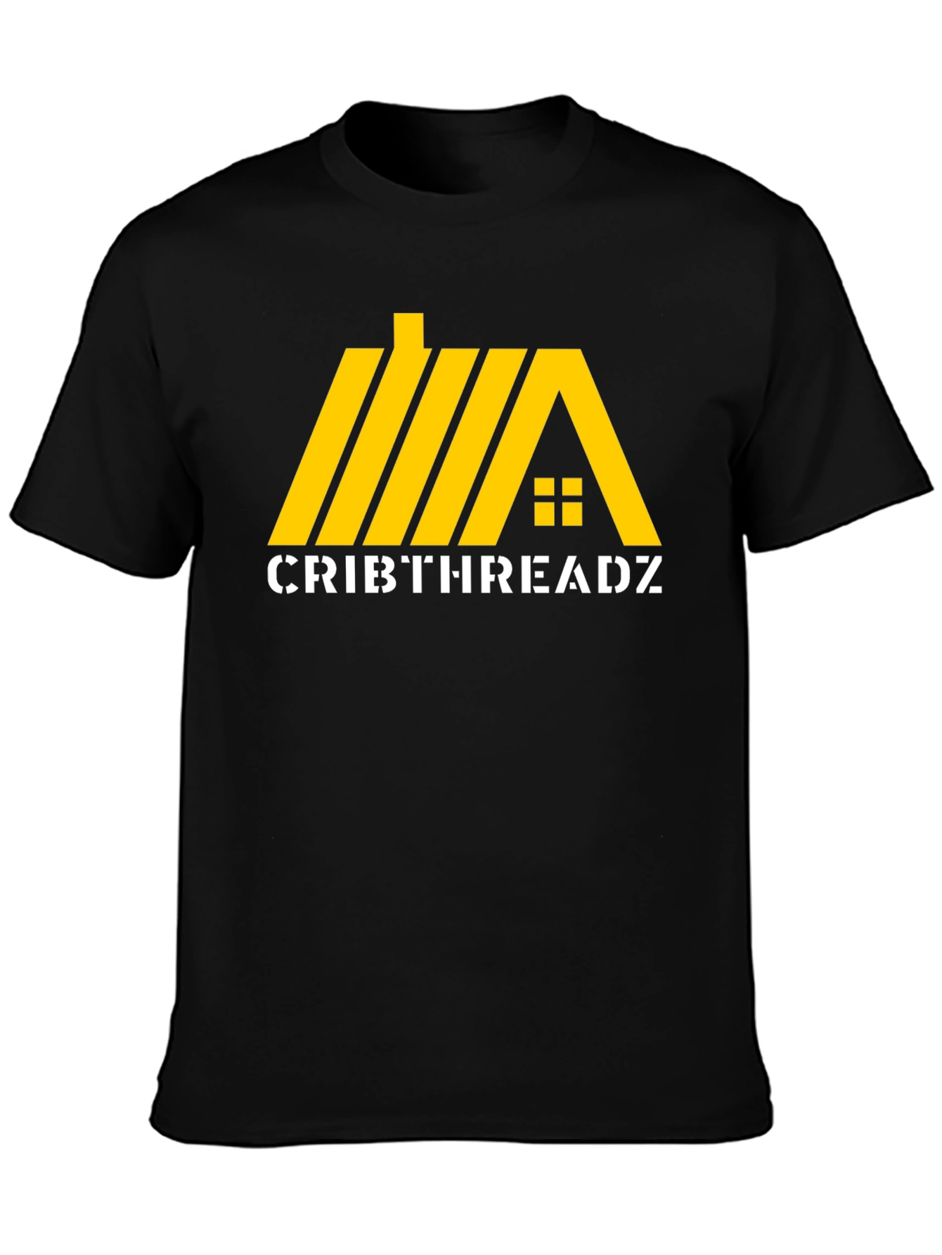 CribThreadz Black Graphic T-Shirt