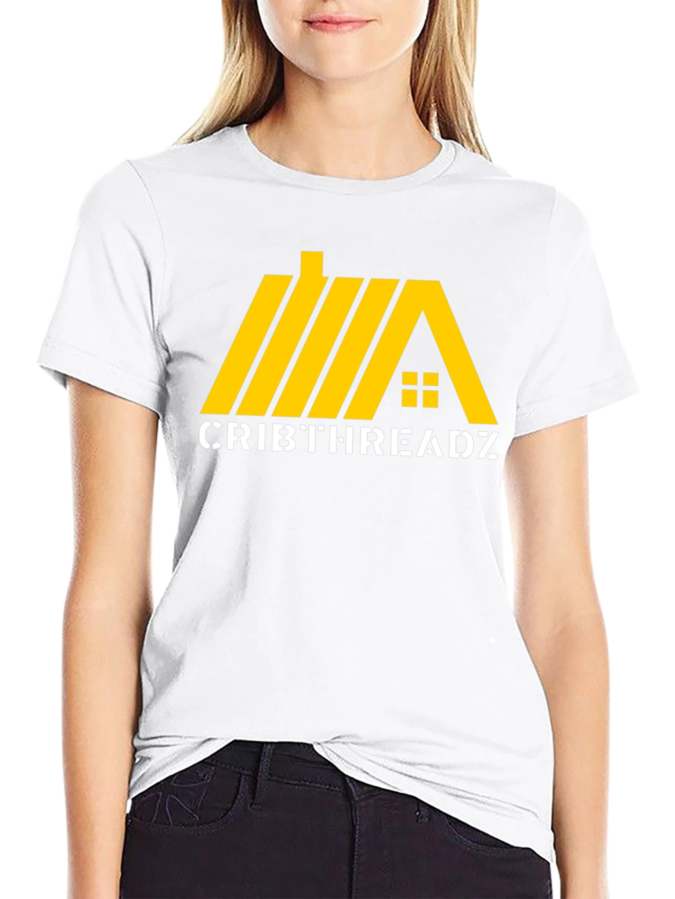 CribThreadz Black Graphic T-Shirt