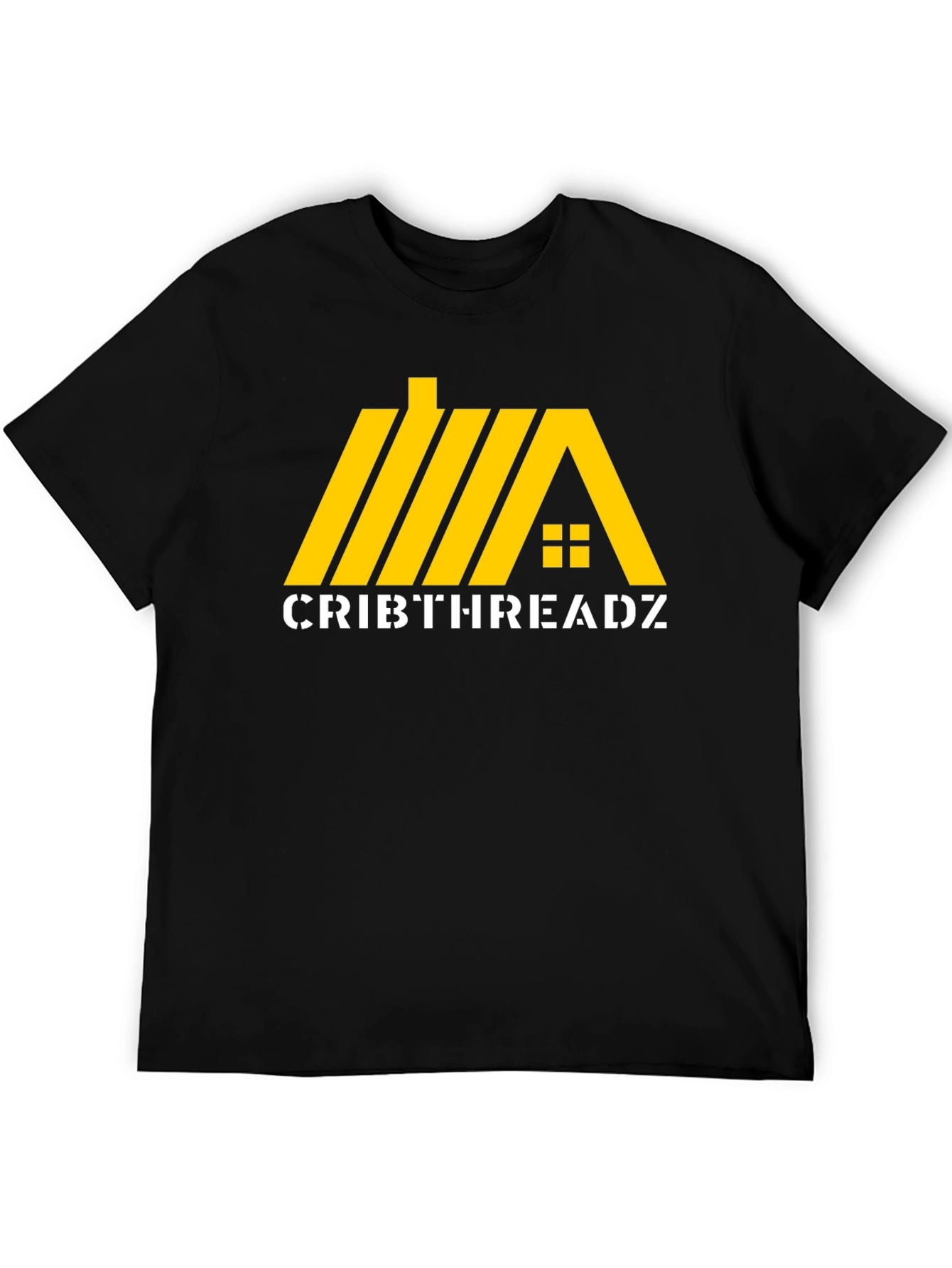 CribThreadz Black Graphic T-Shirt