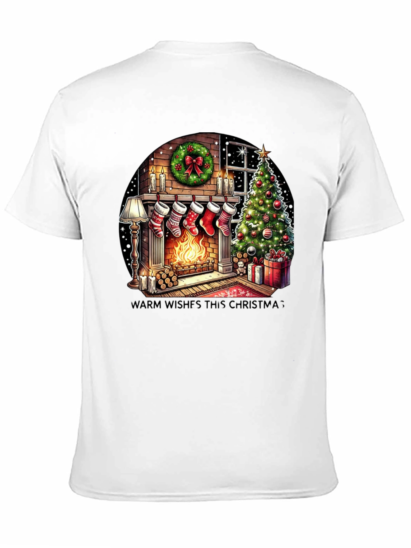 Christmas Fireplace T-Shirt