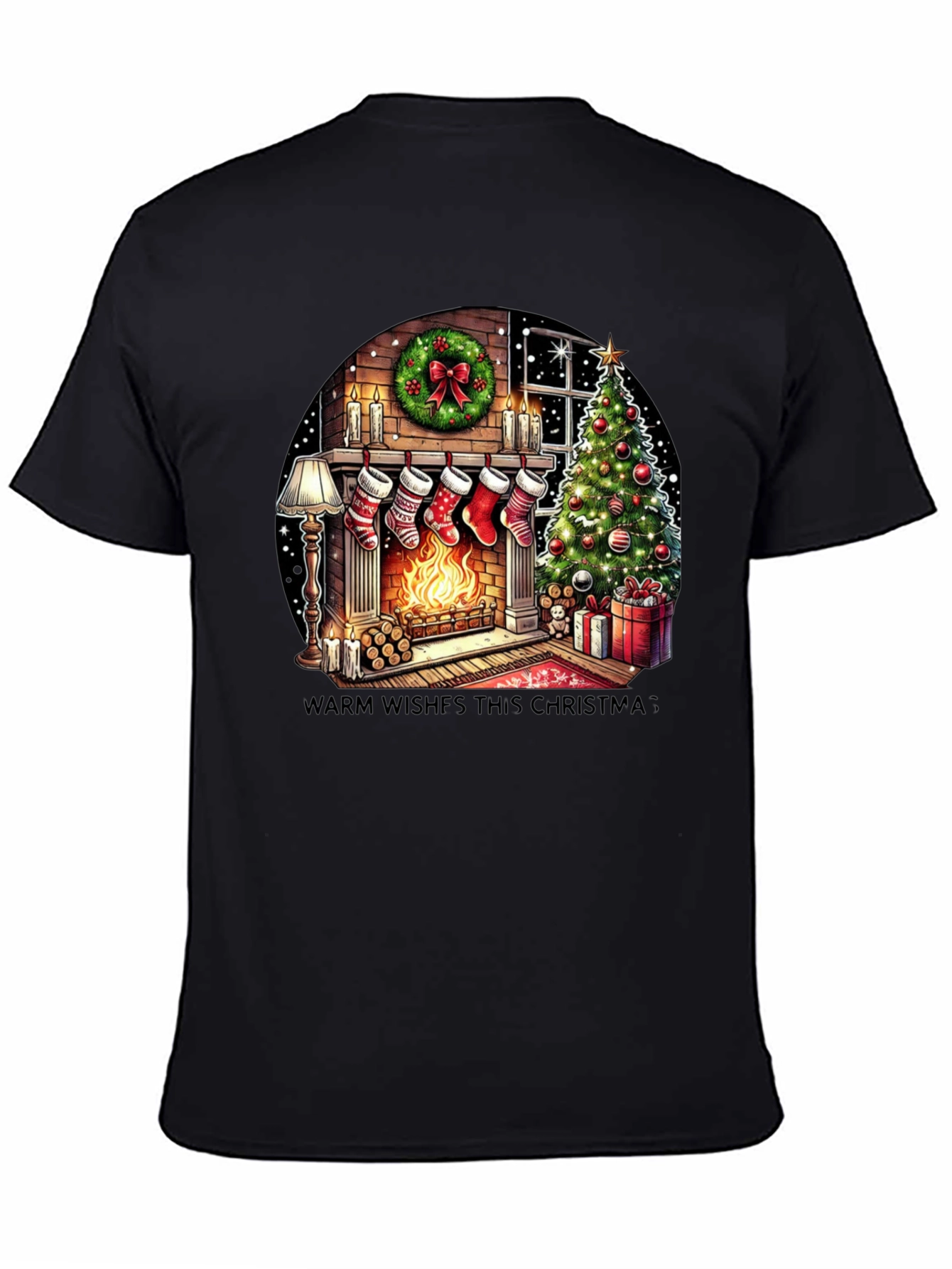 Christmas Fireplace T-Shirt