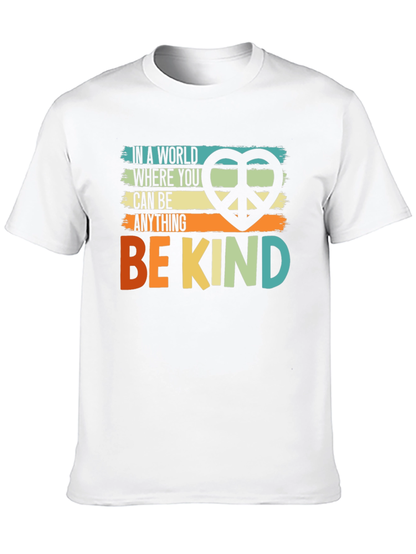 Be Kind T-Shirt: Peace Sign Graphic Tee