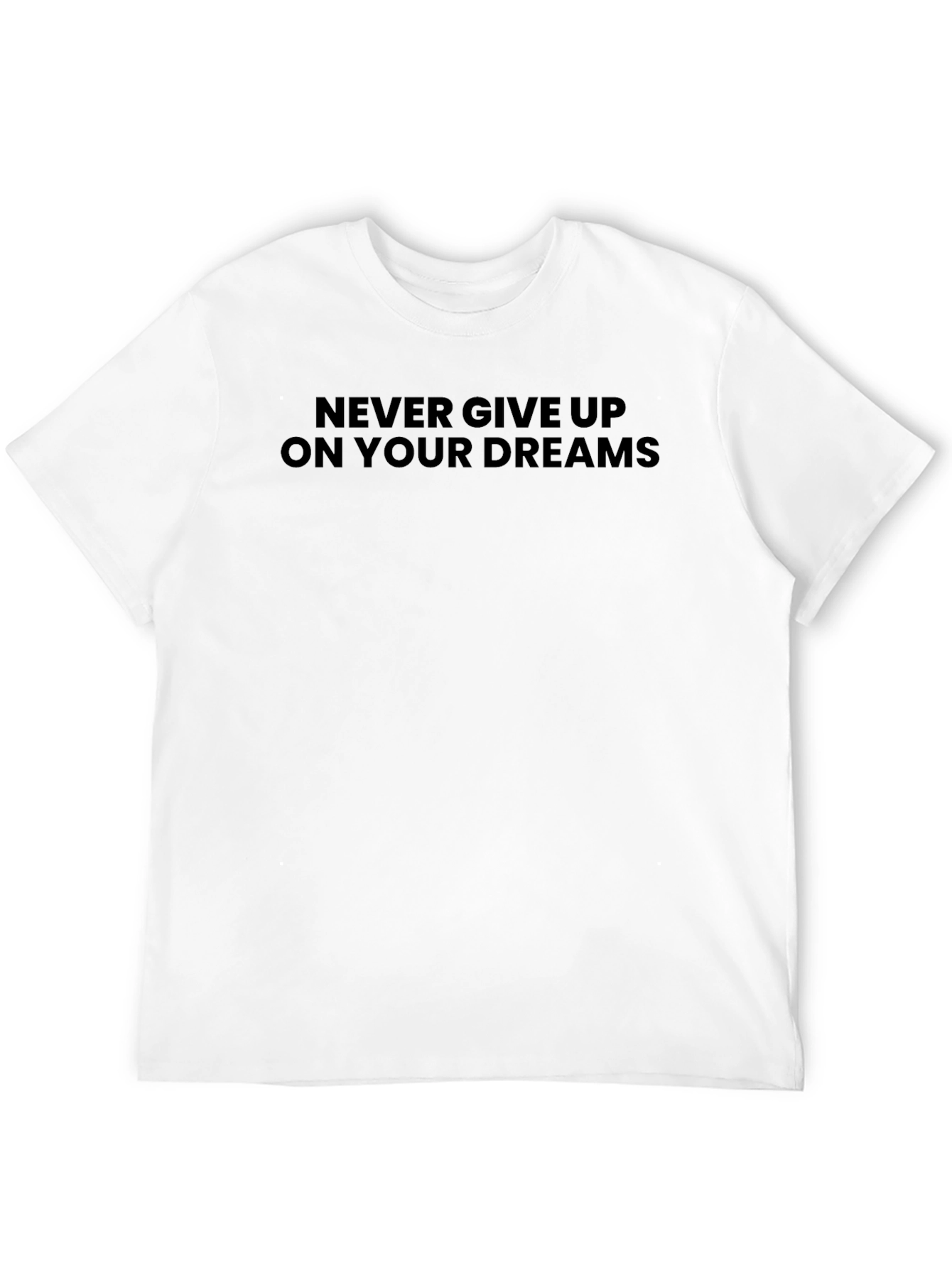 Inspirational Never Give Up Graphic Tee