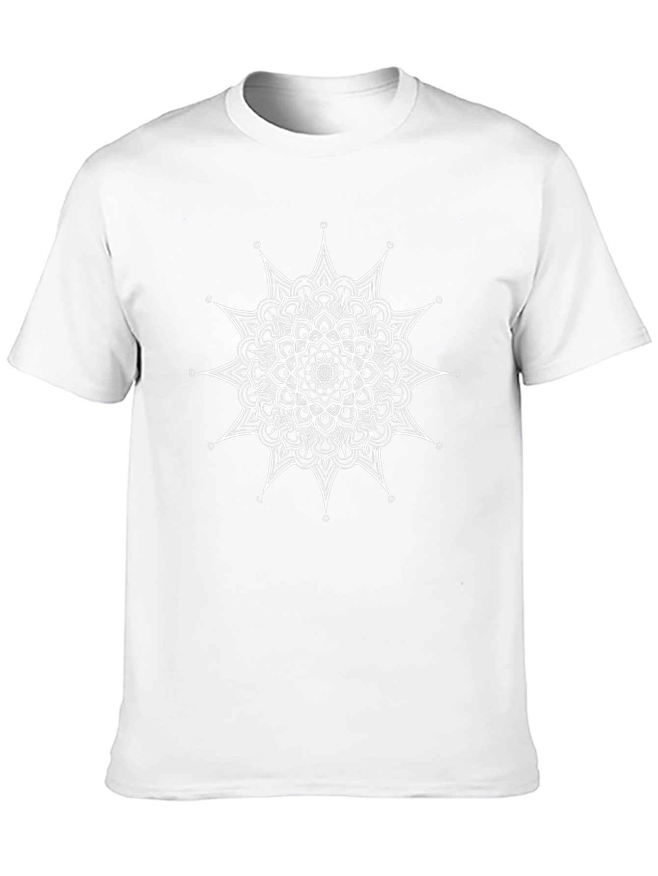 Mandala Graphic Tee - Mens Black T-Shirt