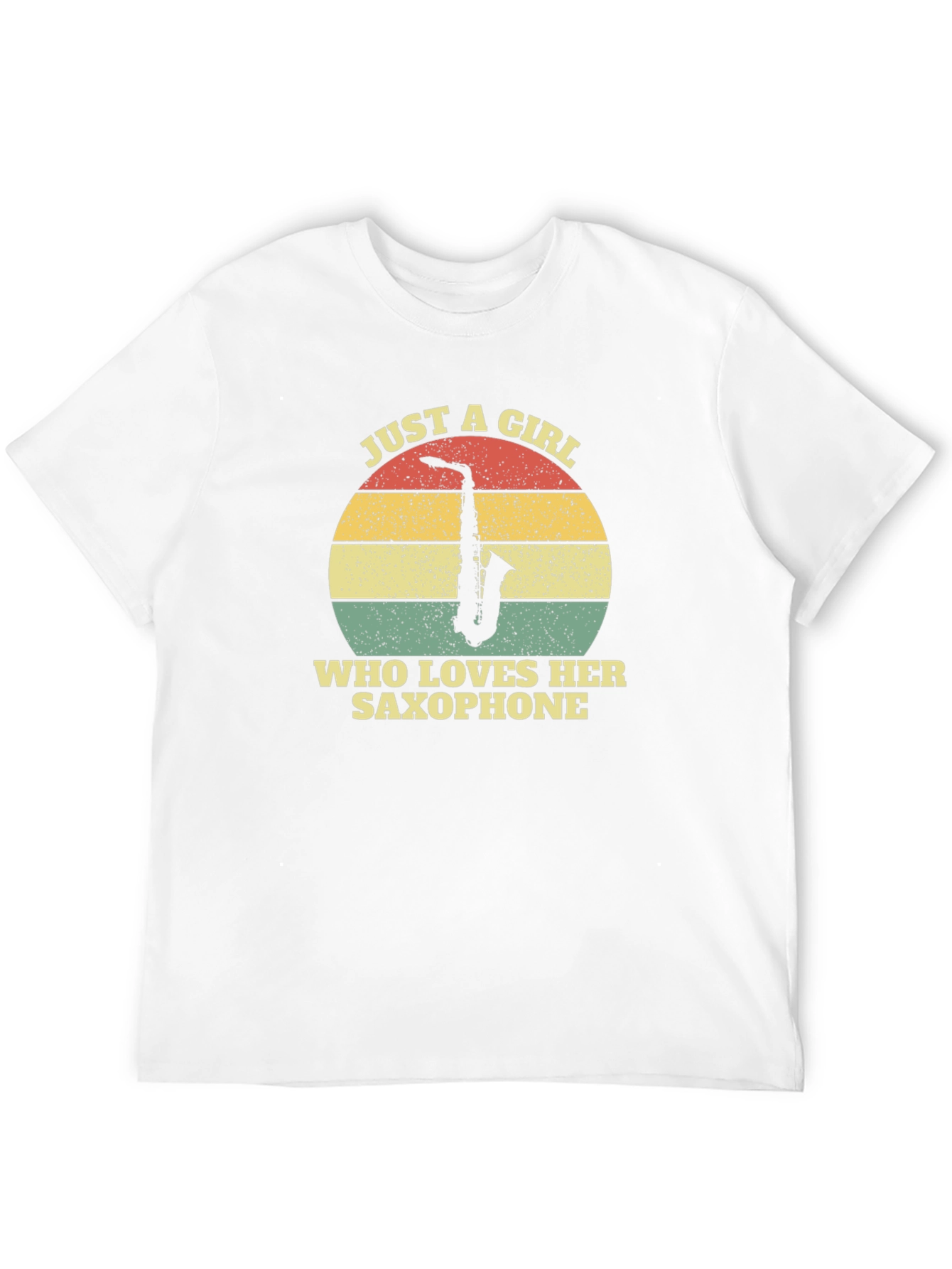 Just A Girl Who Loves Her Saxophone T-Shirt