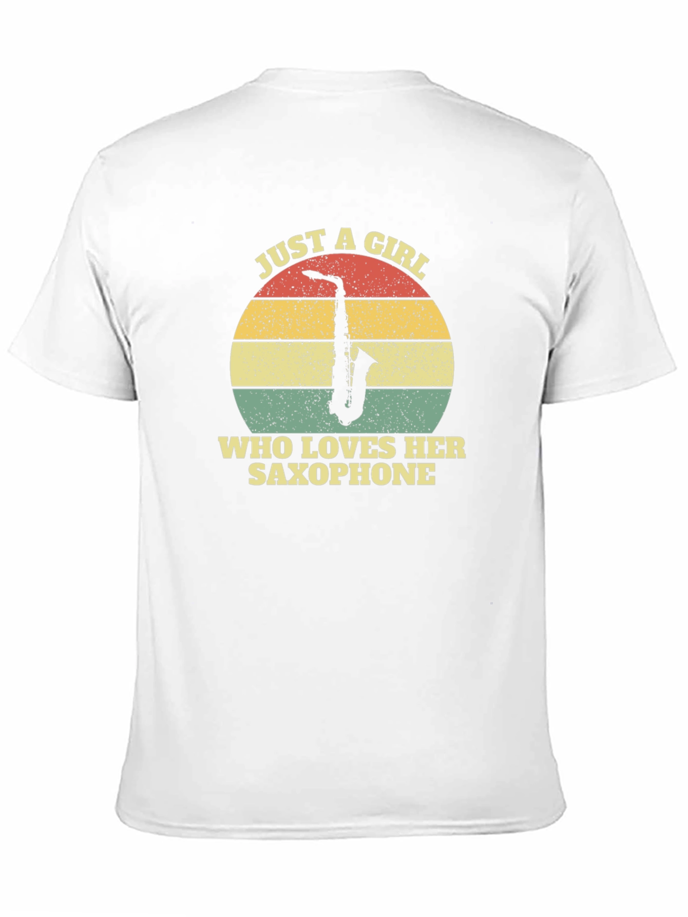 Just A Girl Who Loves Her Saxophone T-Shirt