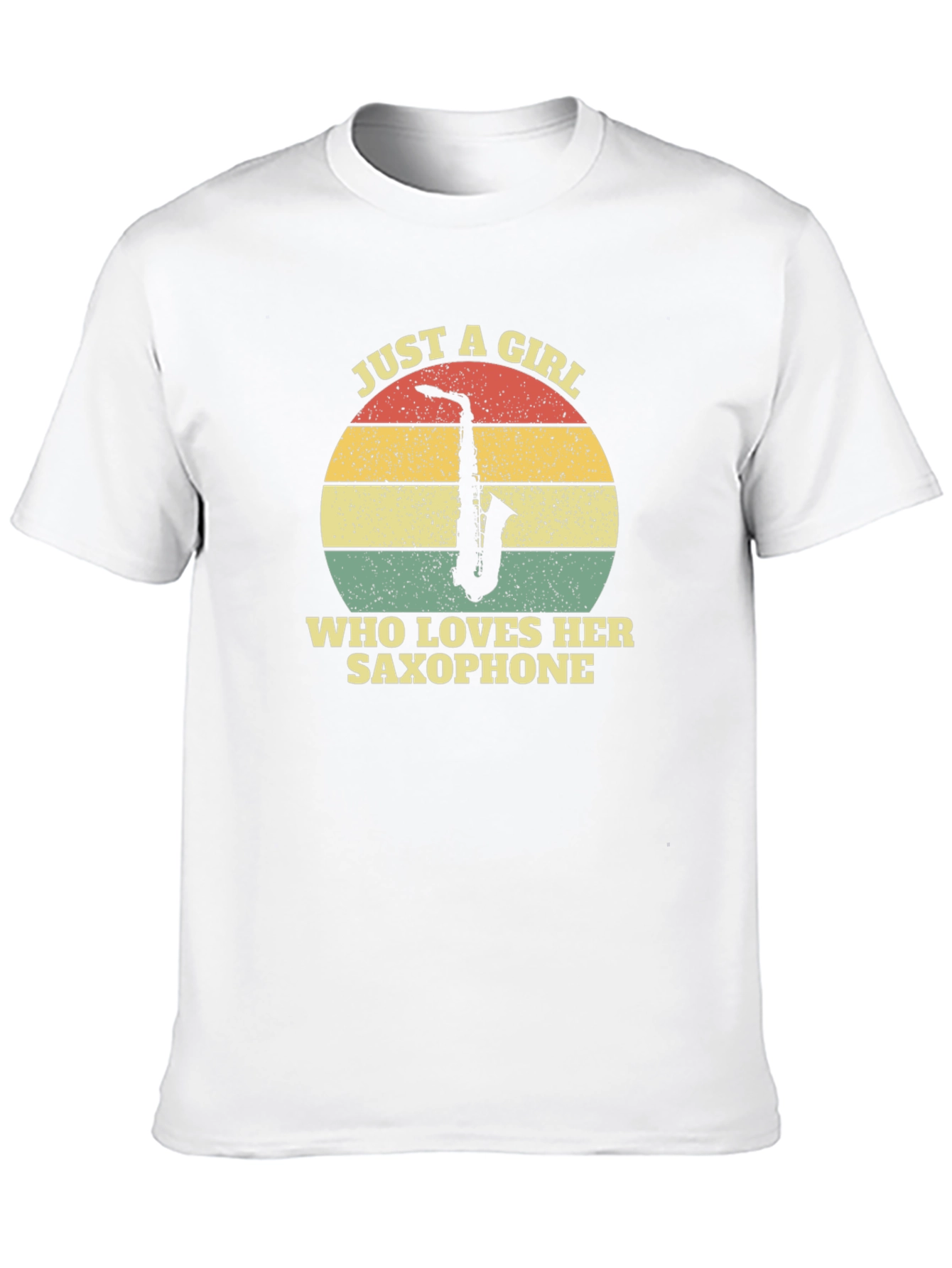 Just A Girl Who Loves Her Saxophone T-Shirt