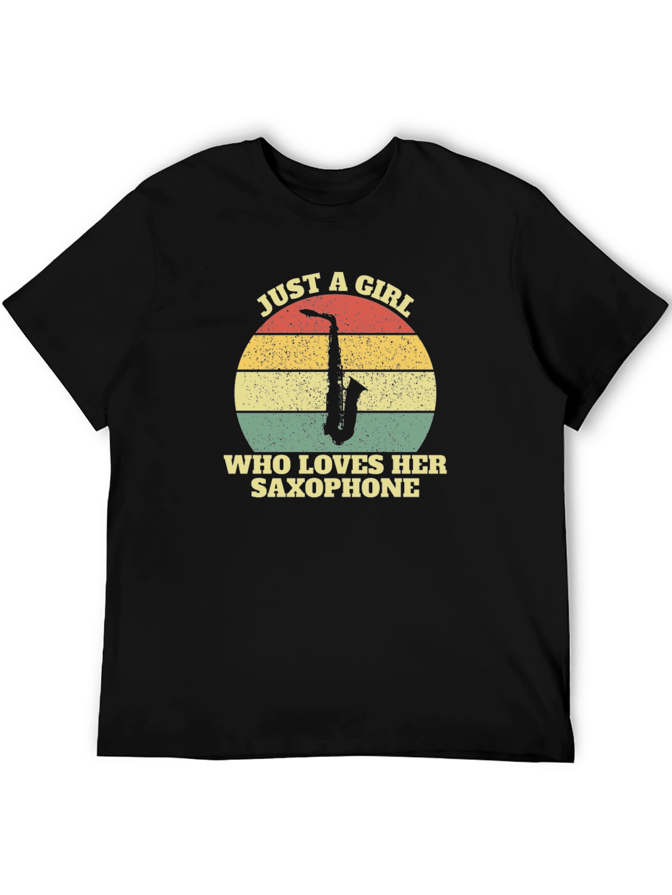 Just A Girl Who Loves Her Saxophone T-Shirt