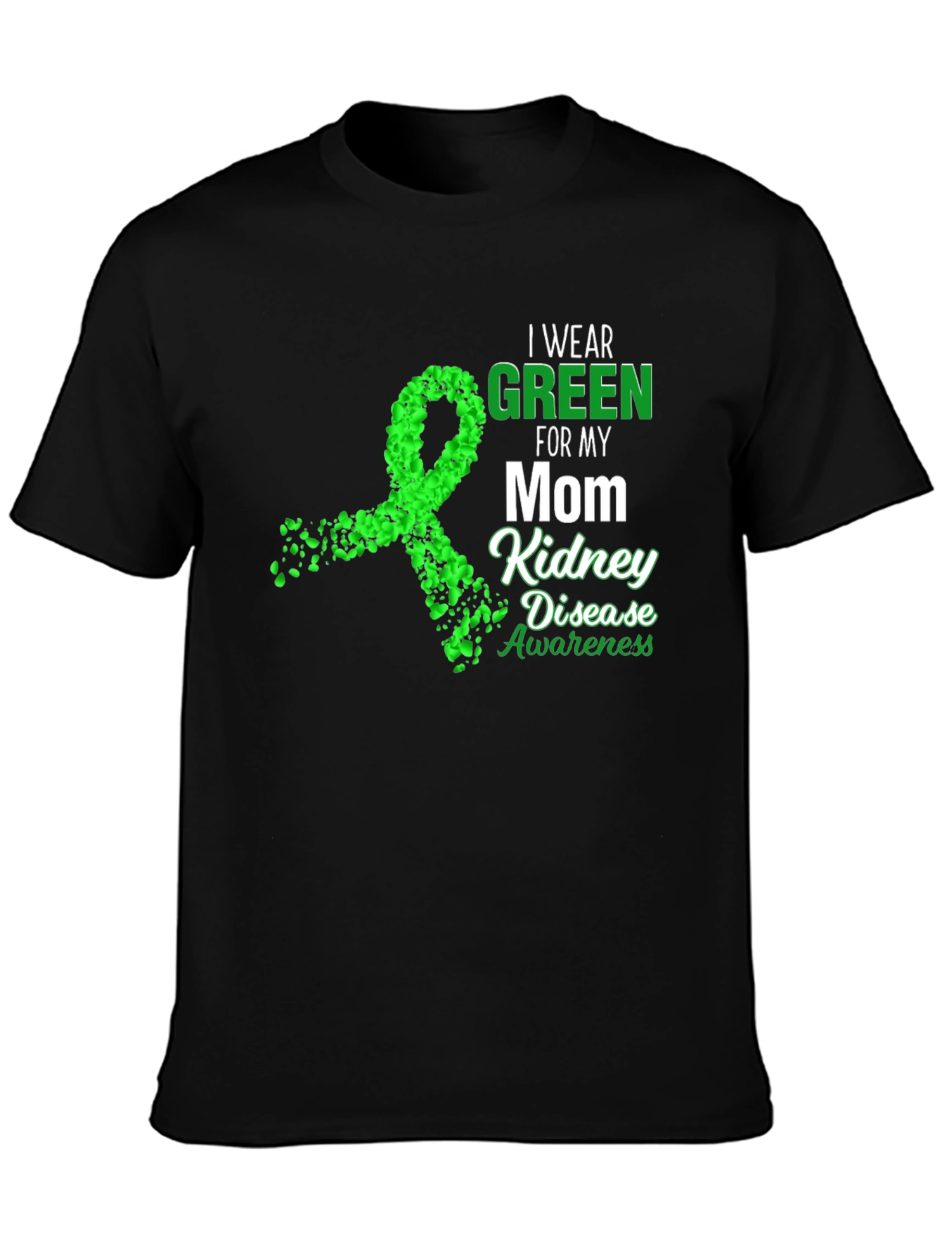Green Ribbon Kidney Disease Awareness T-Shirt