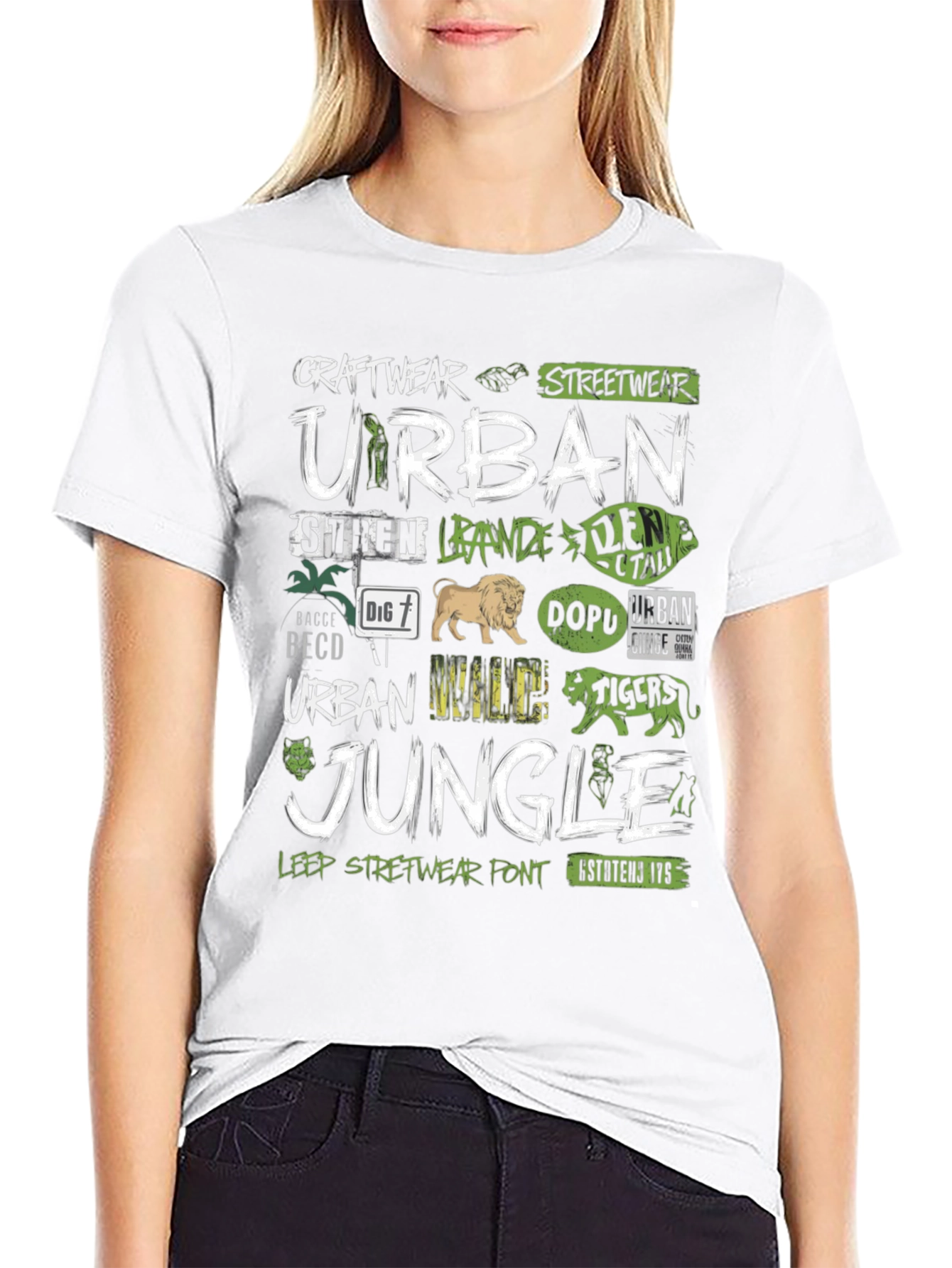 Urban Jungle Graphic Tee - Streetwear Style