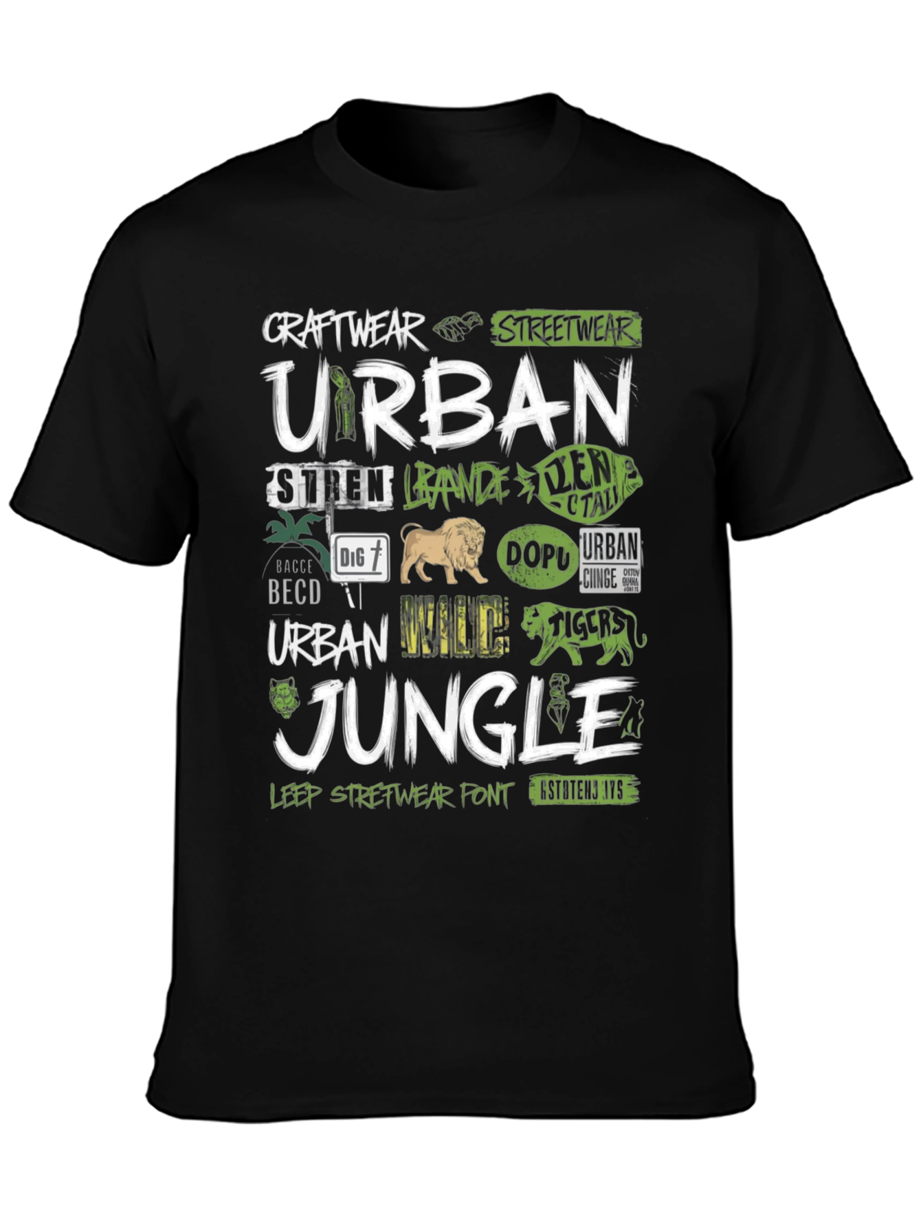 Urban Jungle Graphic Tee - Streetwear Style