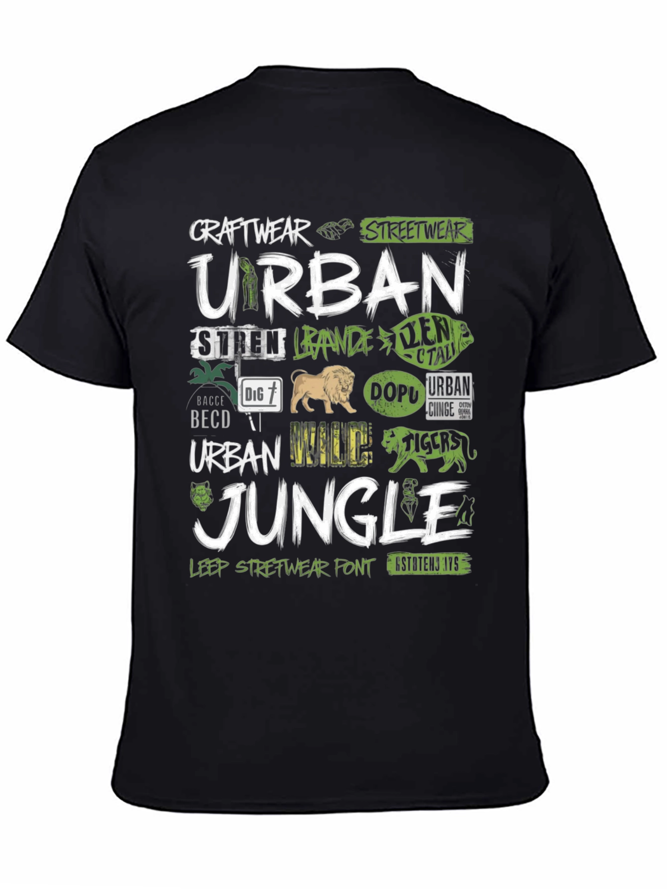 Urban Jungle Graphic Tee - Streetwear Style