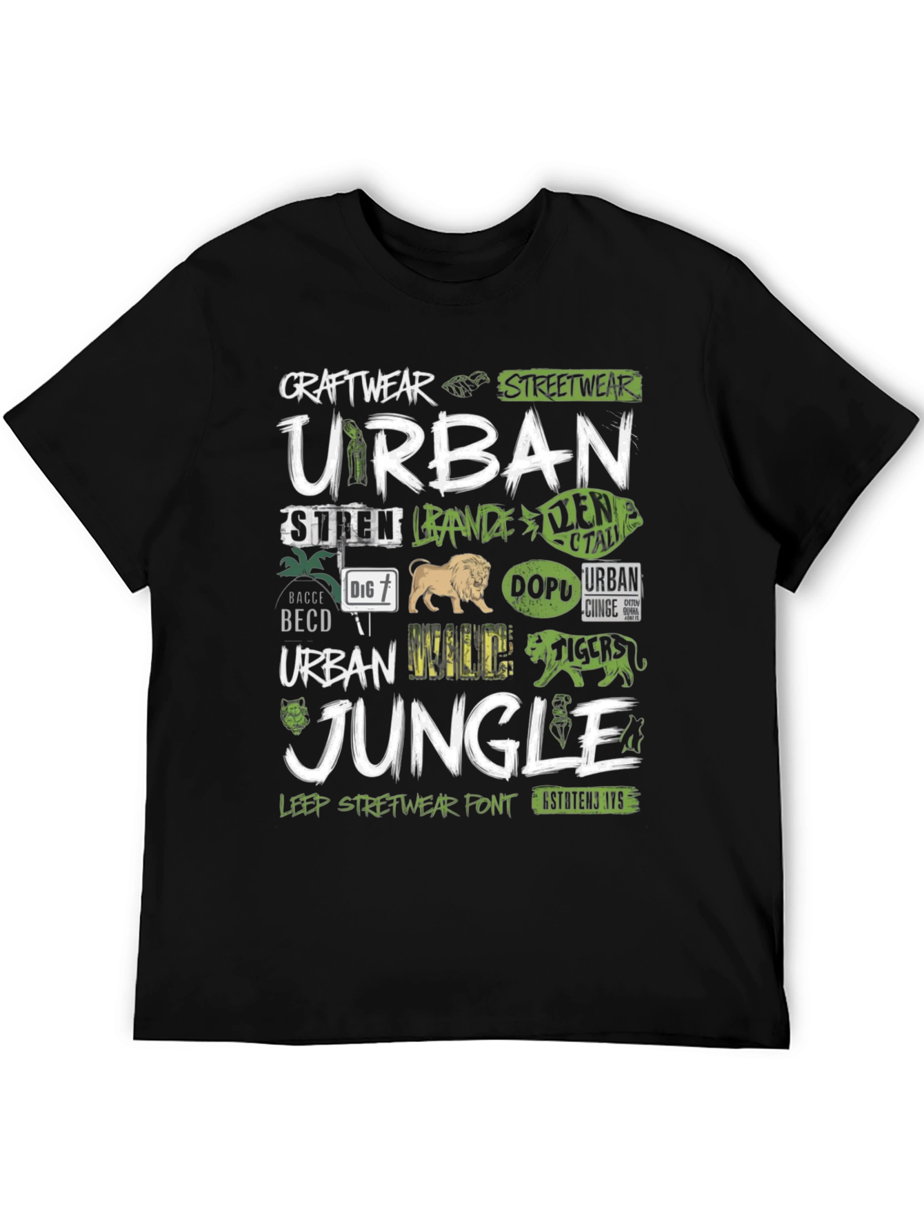 Urban Jungle Graphic Tee - Streetwear Style