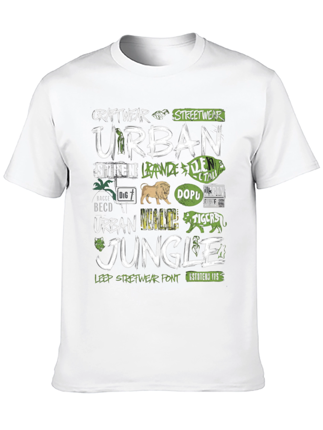 Urban Jungle Graphic Tee - Streetwear Style