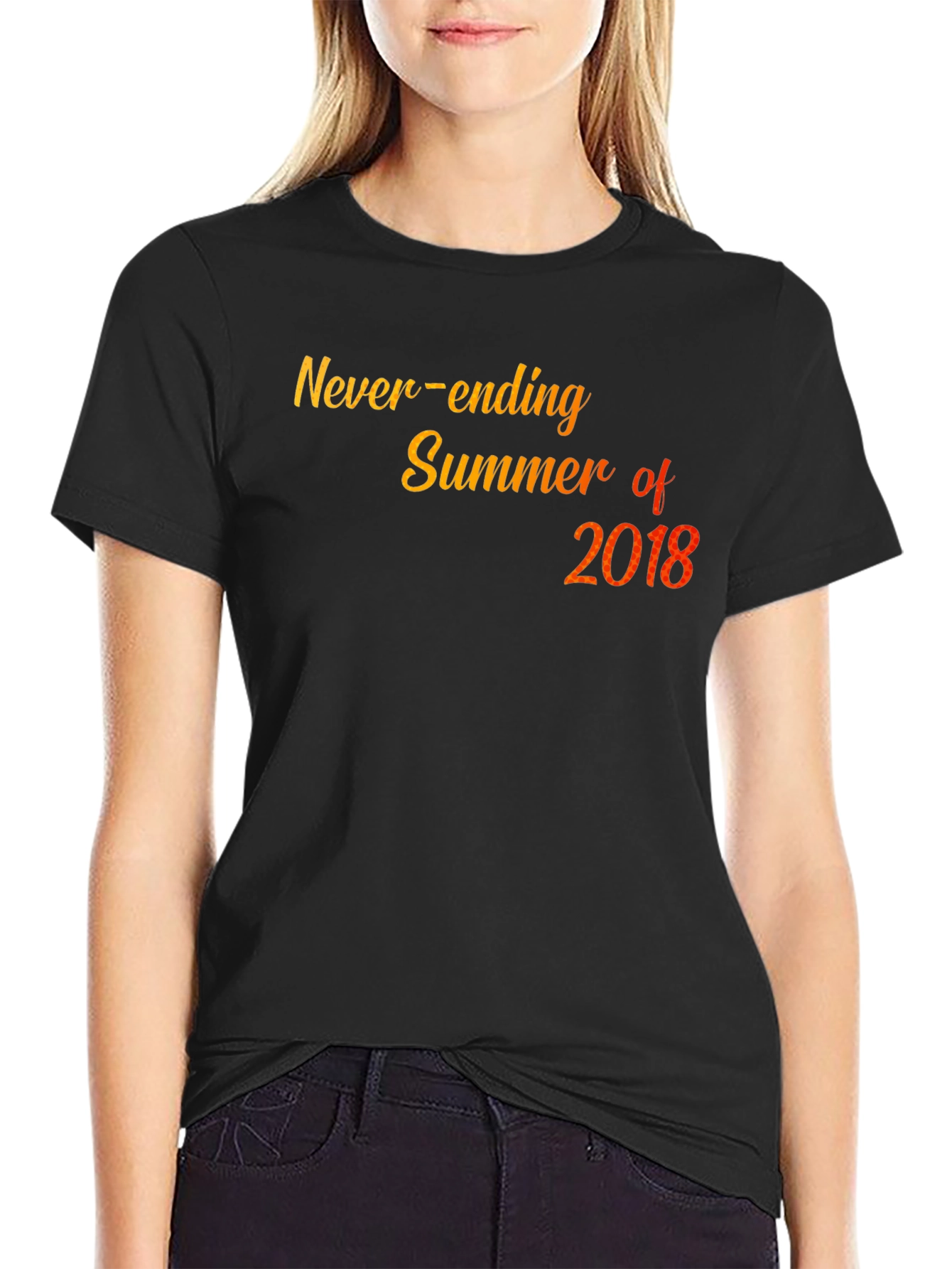 Never-Ending Summer 2018 Black T-Shirt