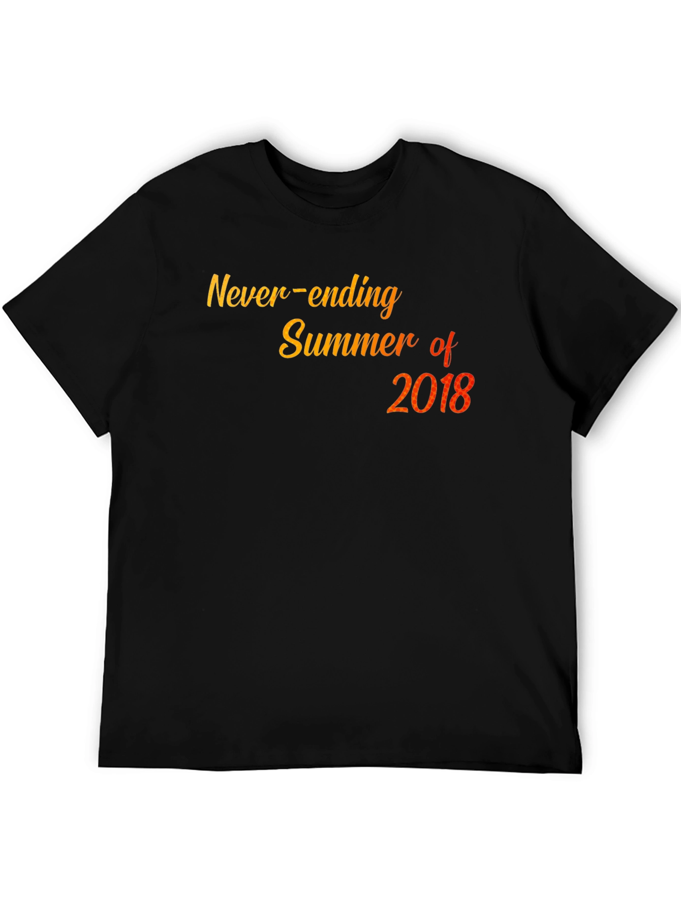 Never-Ending Summer 2018 Black T-Shirt