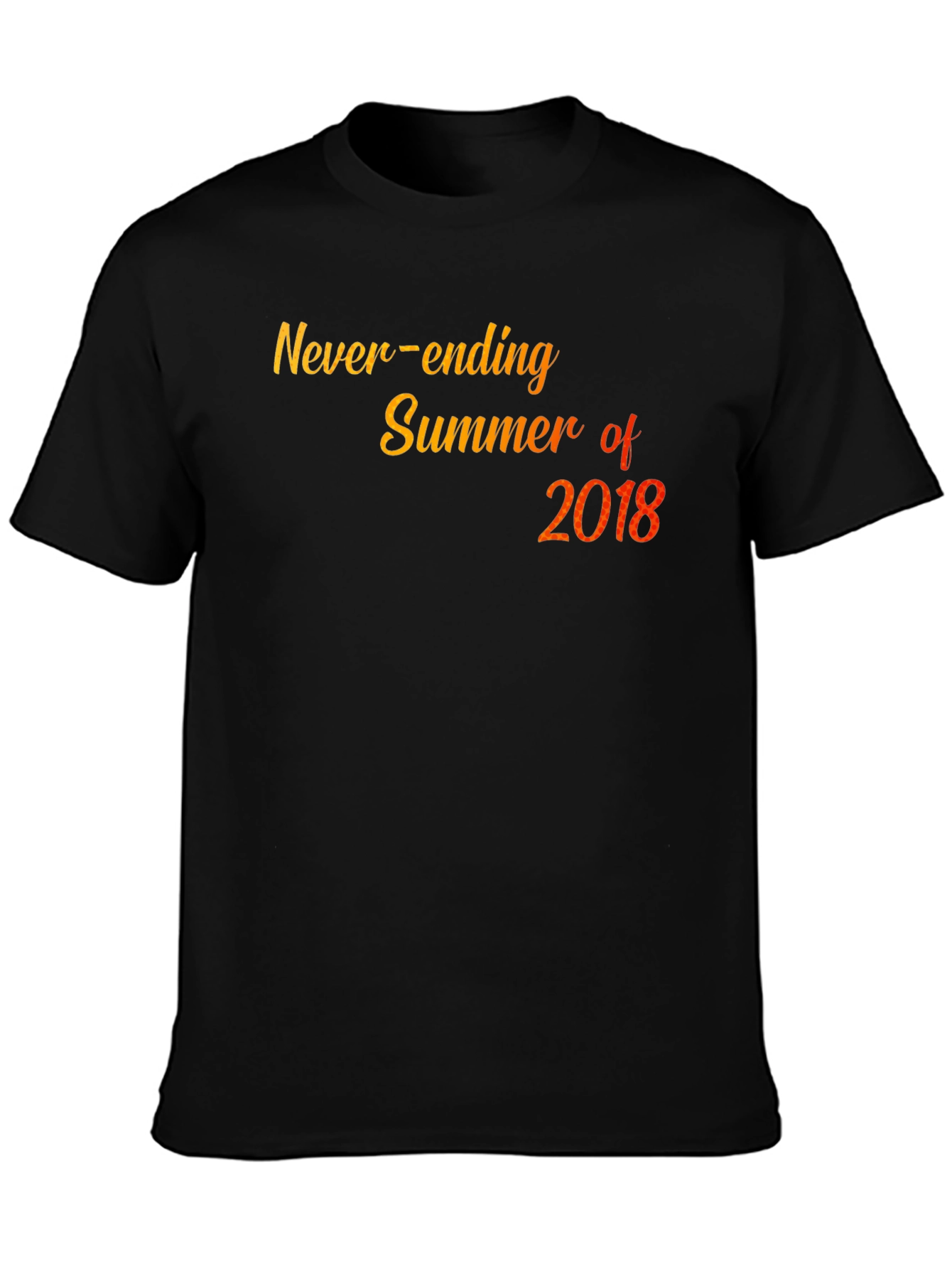 Never-Ending Summer 2018 Black T-Shirt