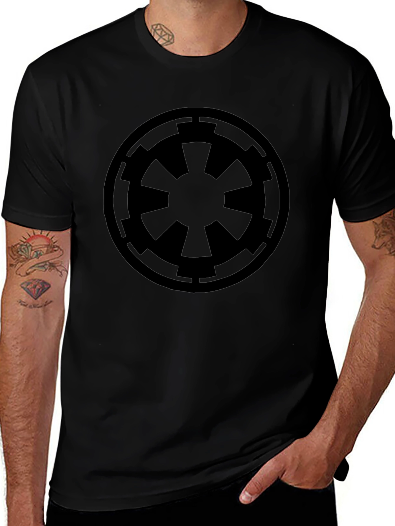 Star Wars Imperial Logo Black T-Shirt