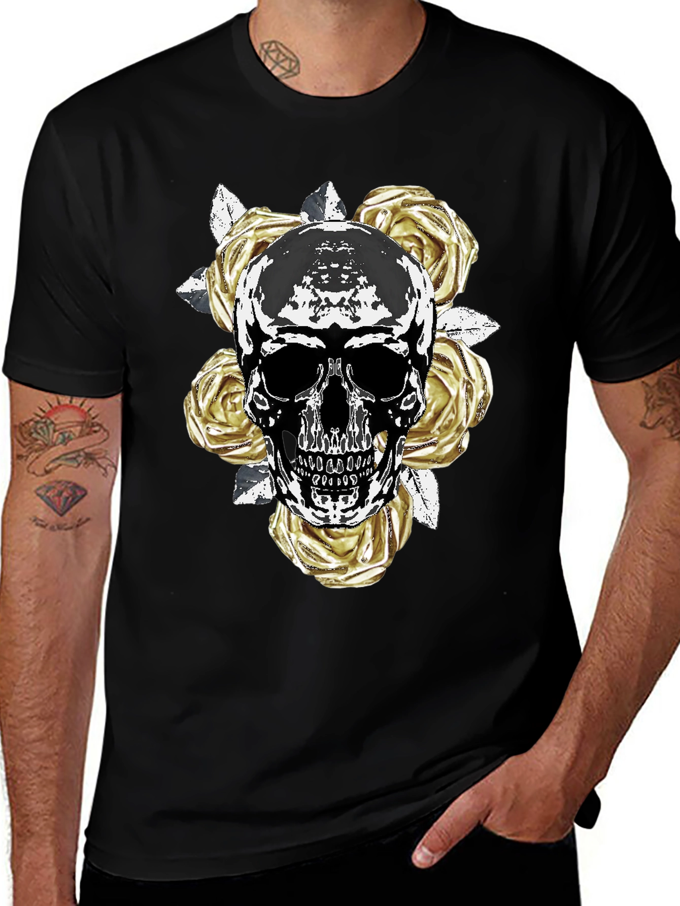 Skull & Roses Graphic Tee