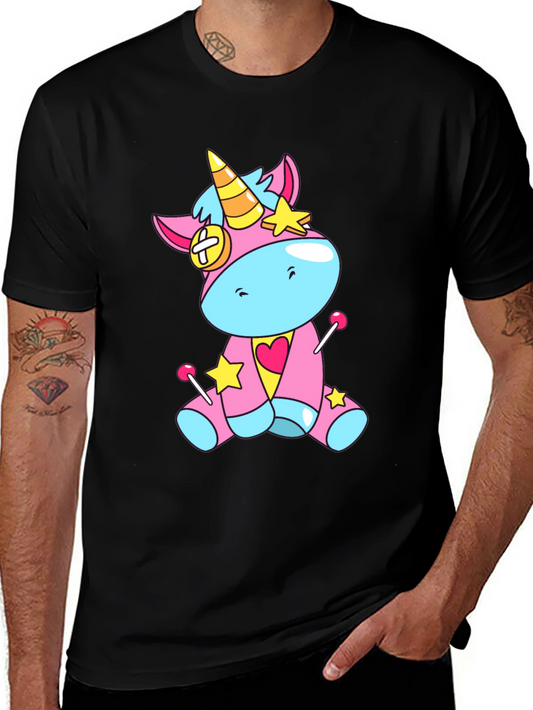 Unicorn Graphic Tee - Cute Cartoon Design