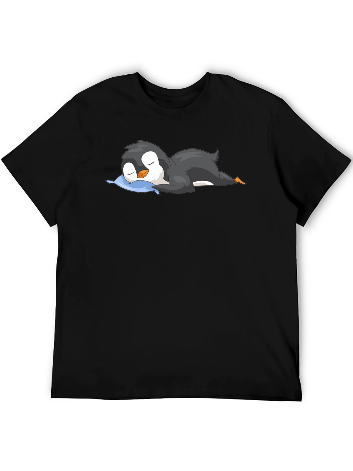 Penguin Nap Black T-Shirt