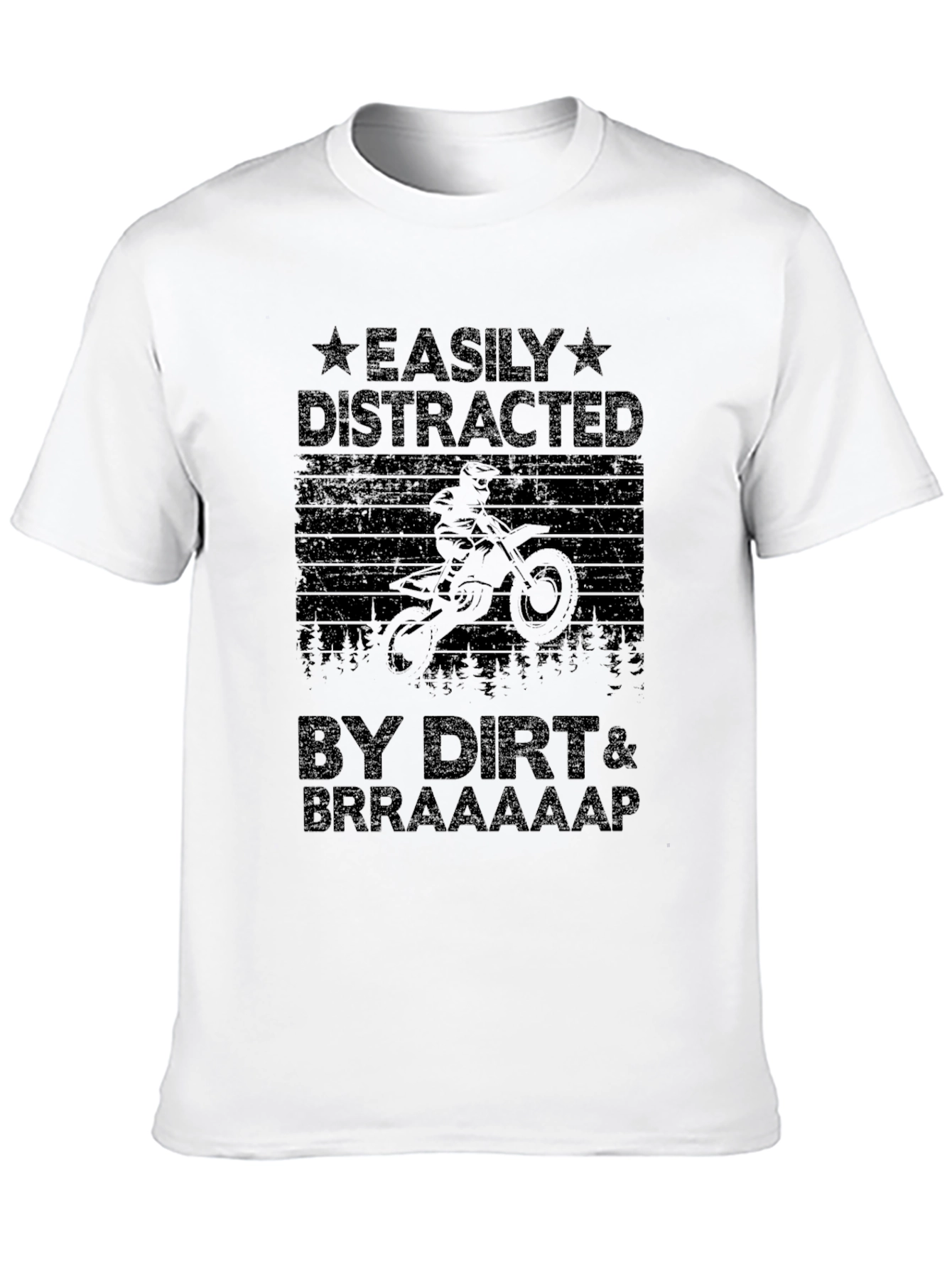 Easily Distracted By Dirt Bike T-Shirt