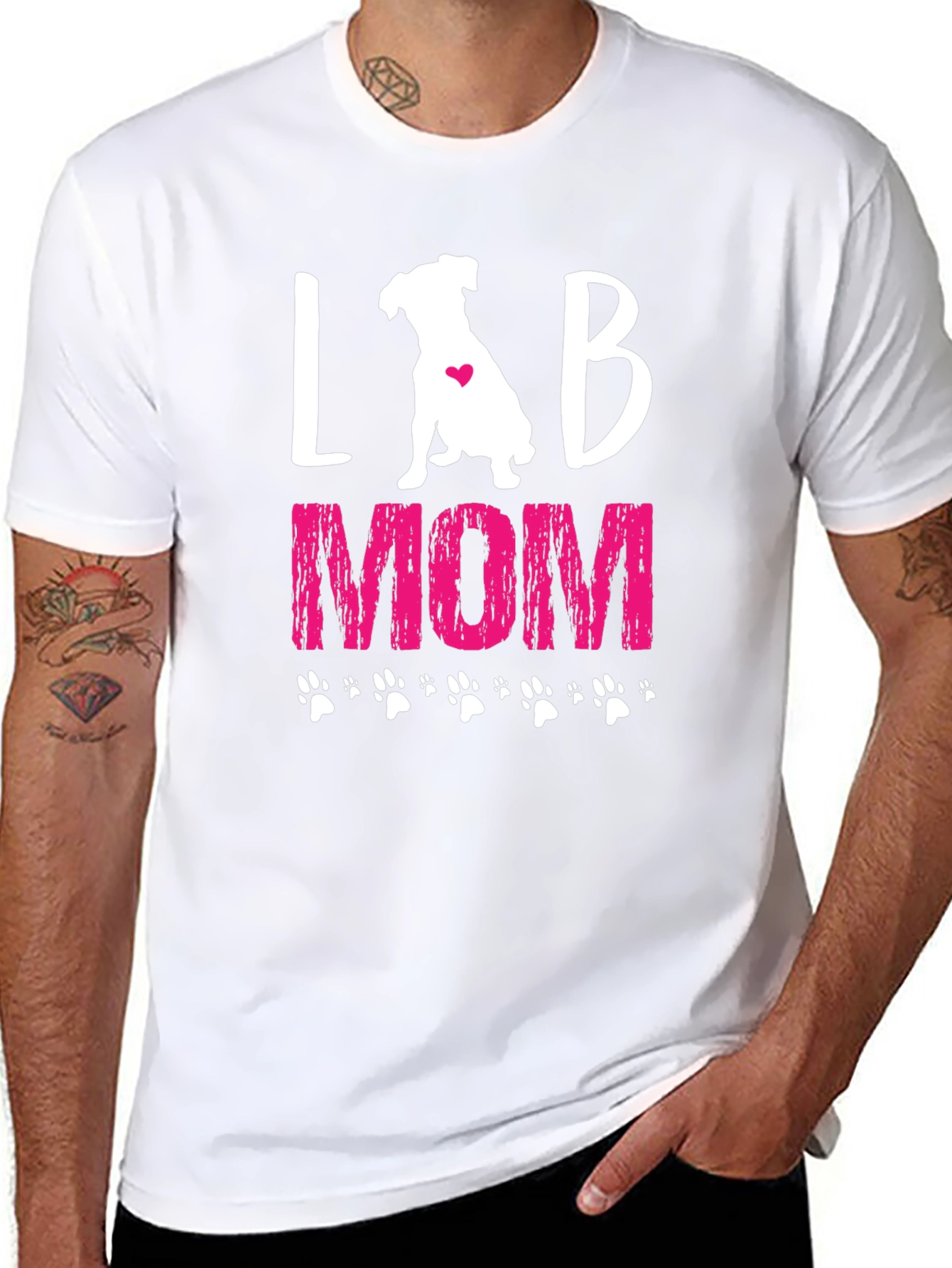 Lab Mom T-Shirt - Dog Lover Apparel