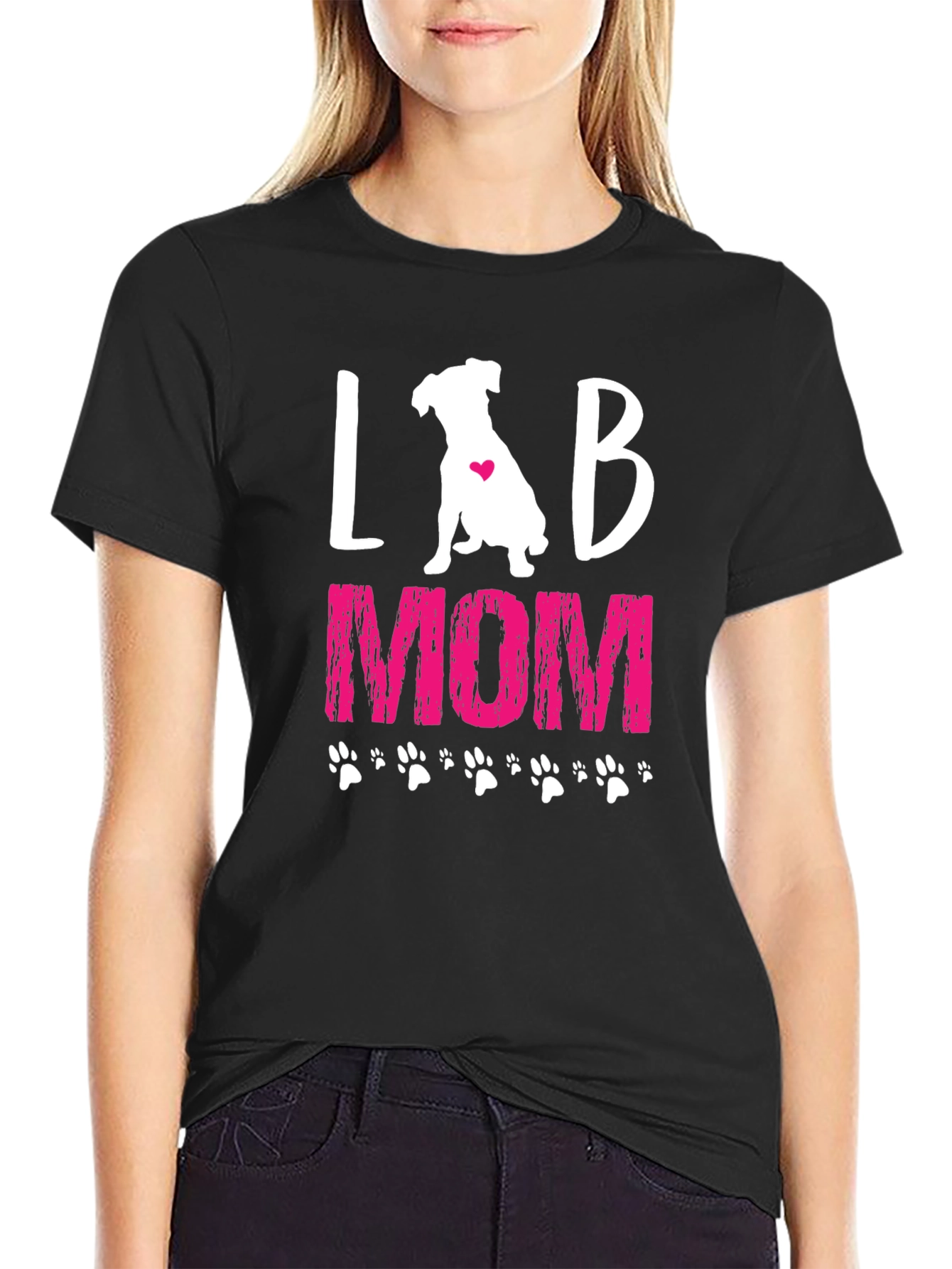Lab Mom T-Shirt - Dog Lover Apparel