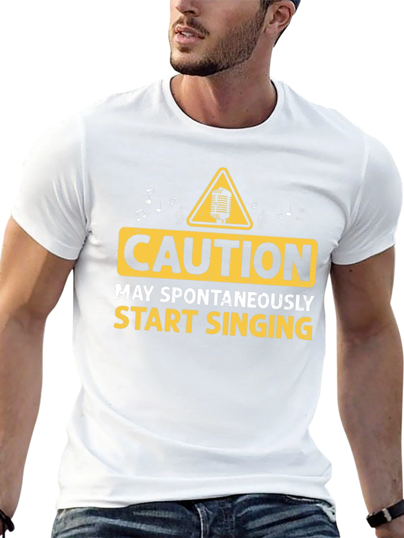 Caution May Spontaneously Start Singing T-Shirt