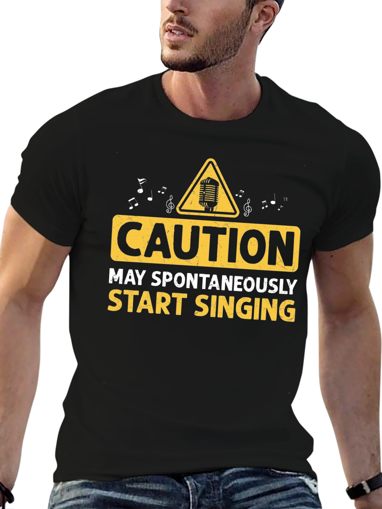 Caution May Spontaneously Start Singing T-Shirt