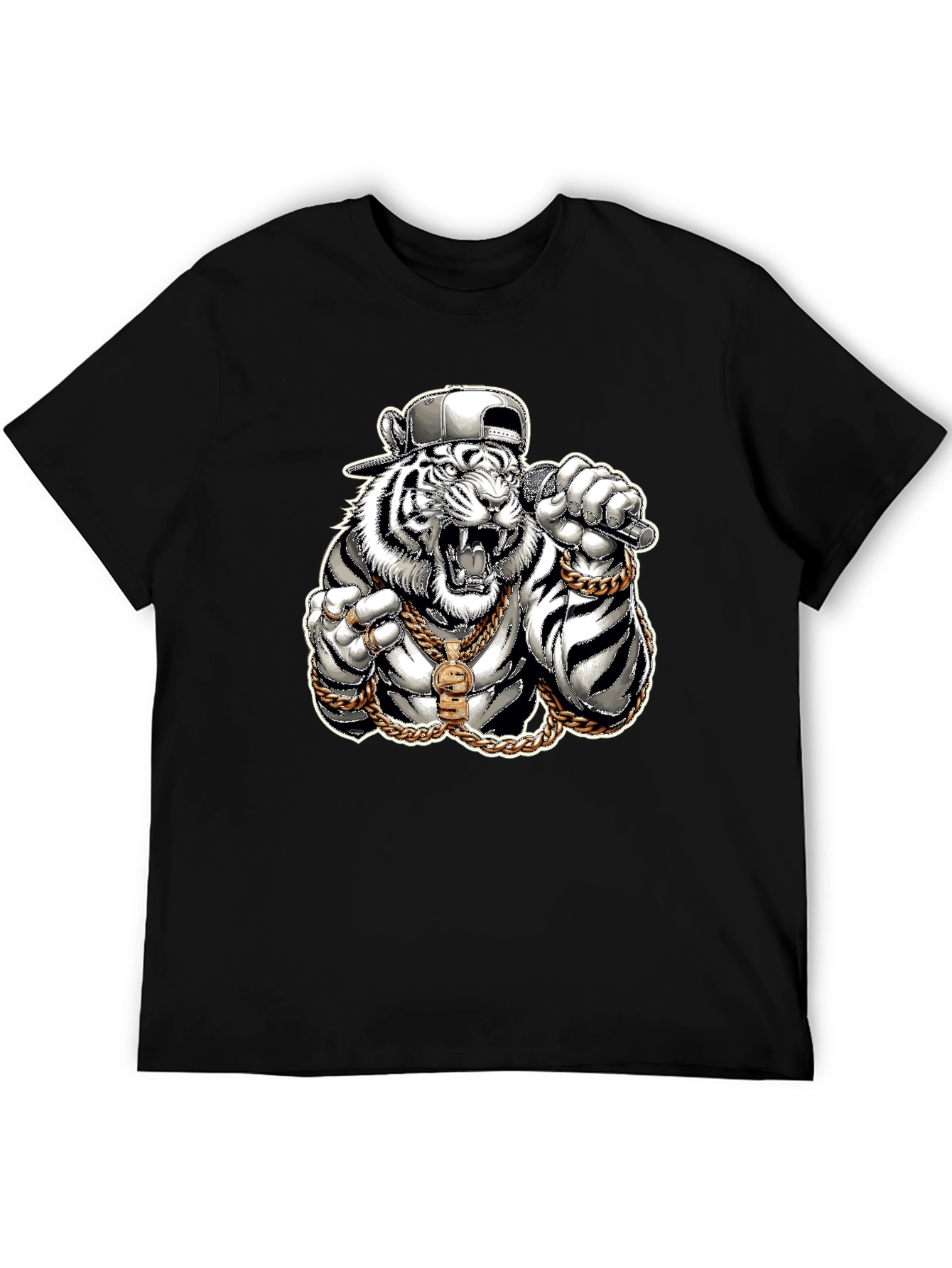 Tiger Rapper Graphic T-Shirt