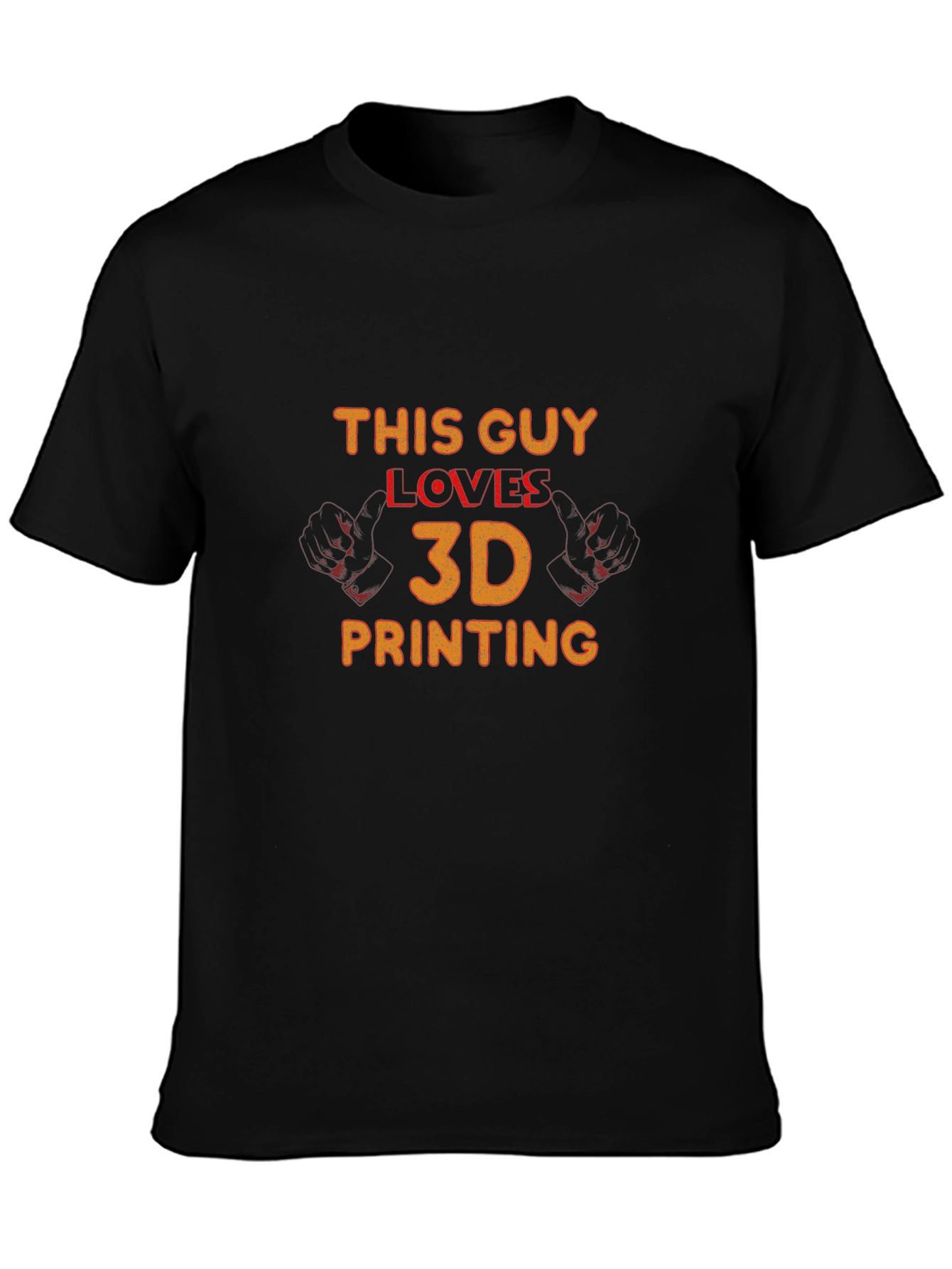 3D Printing Lovers Tee - Black