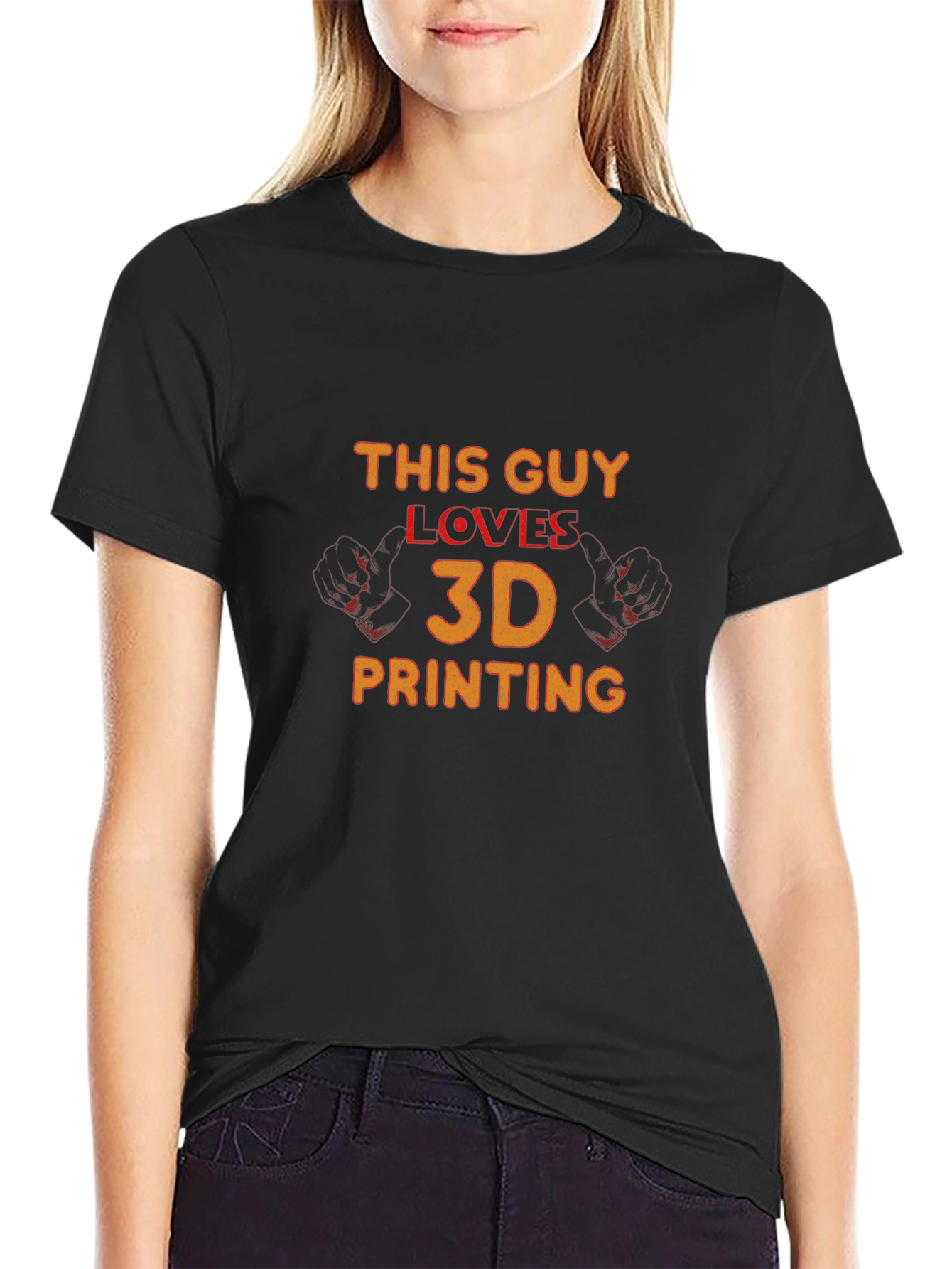 3D Printing Lovers Tee - Black