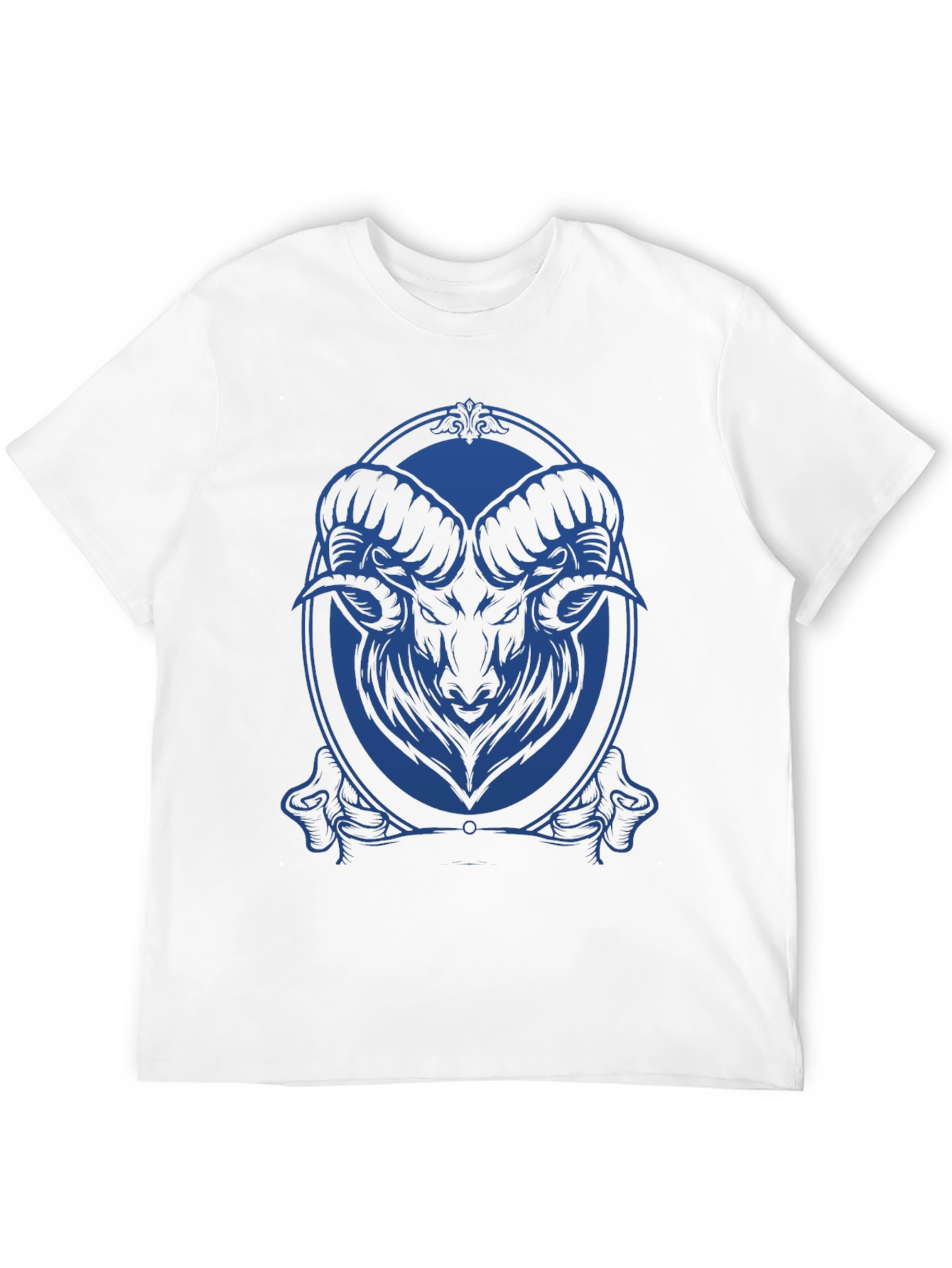 Ram Graphic Tee - Black Cotton Blend