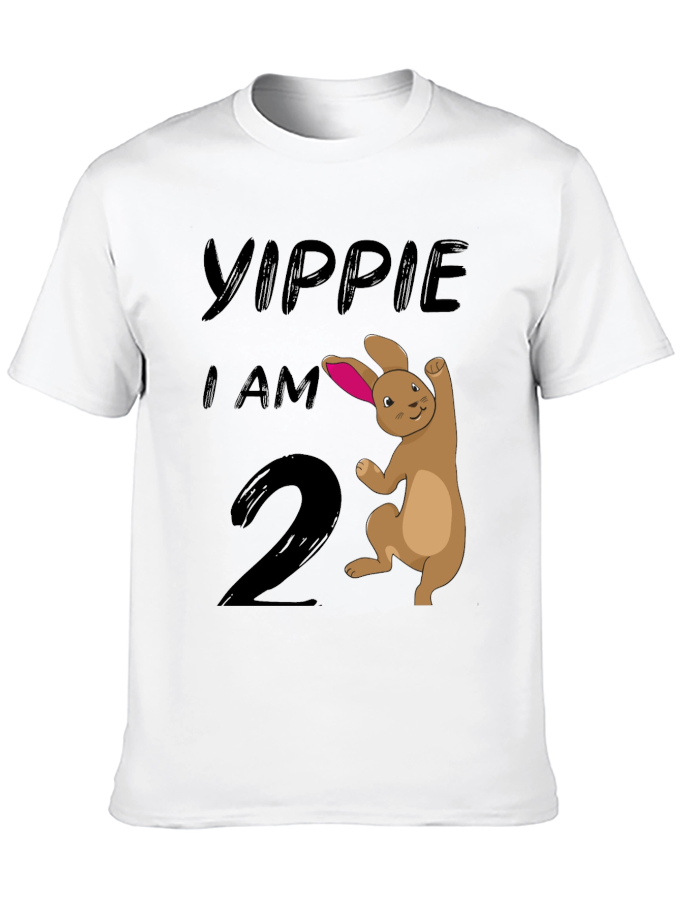 Yippie I Am 2nd Birthday Bunny T-Shirt