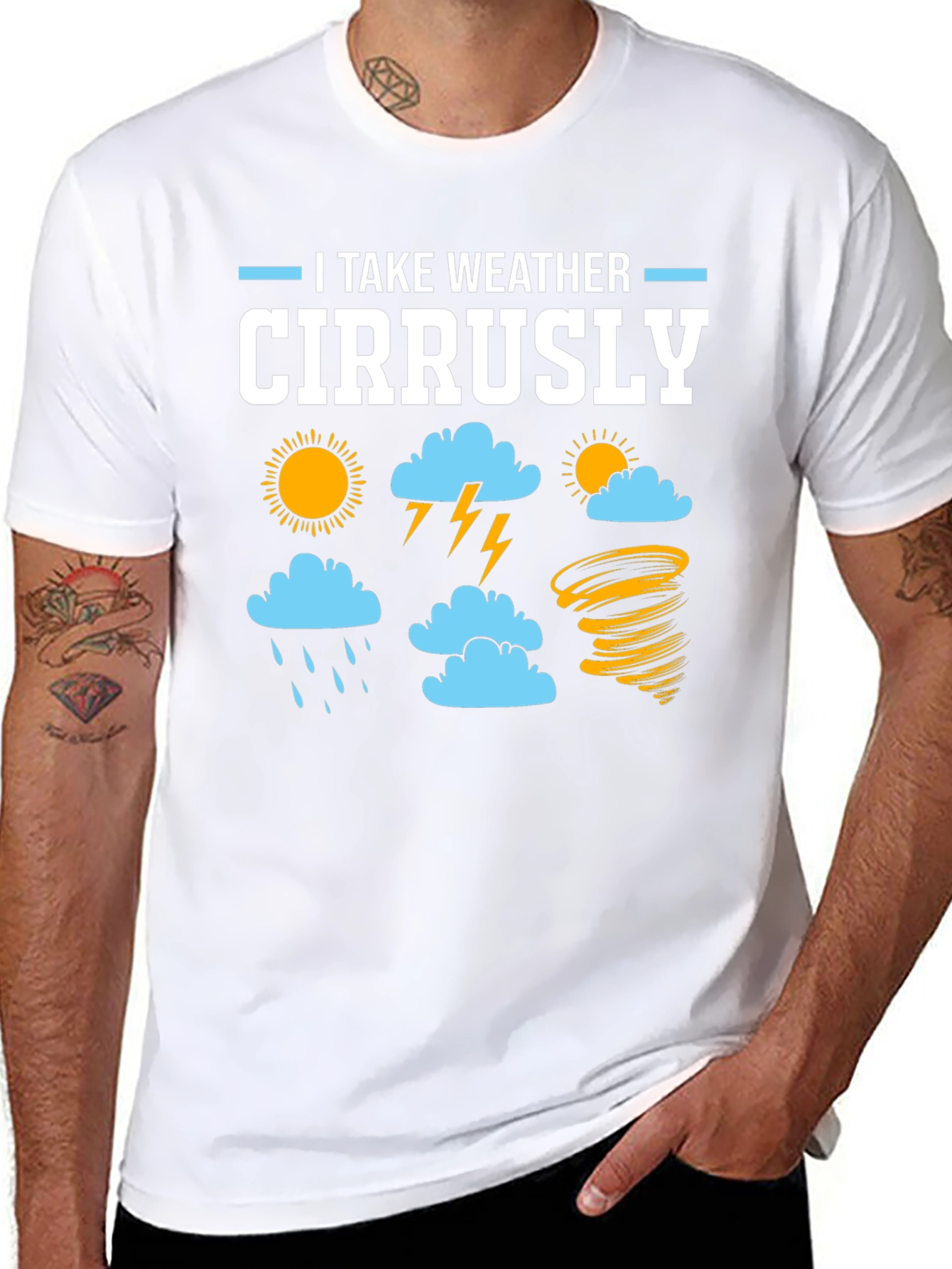 I Take Weather Cirrusly Graphic T-Shirt