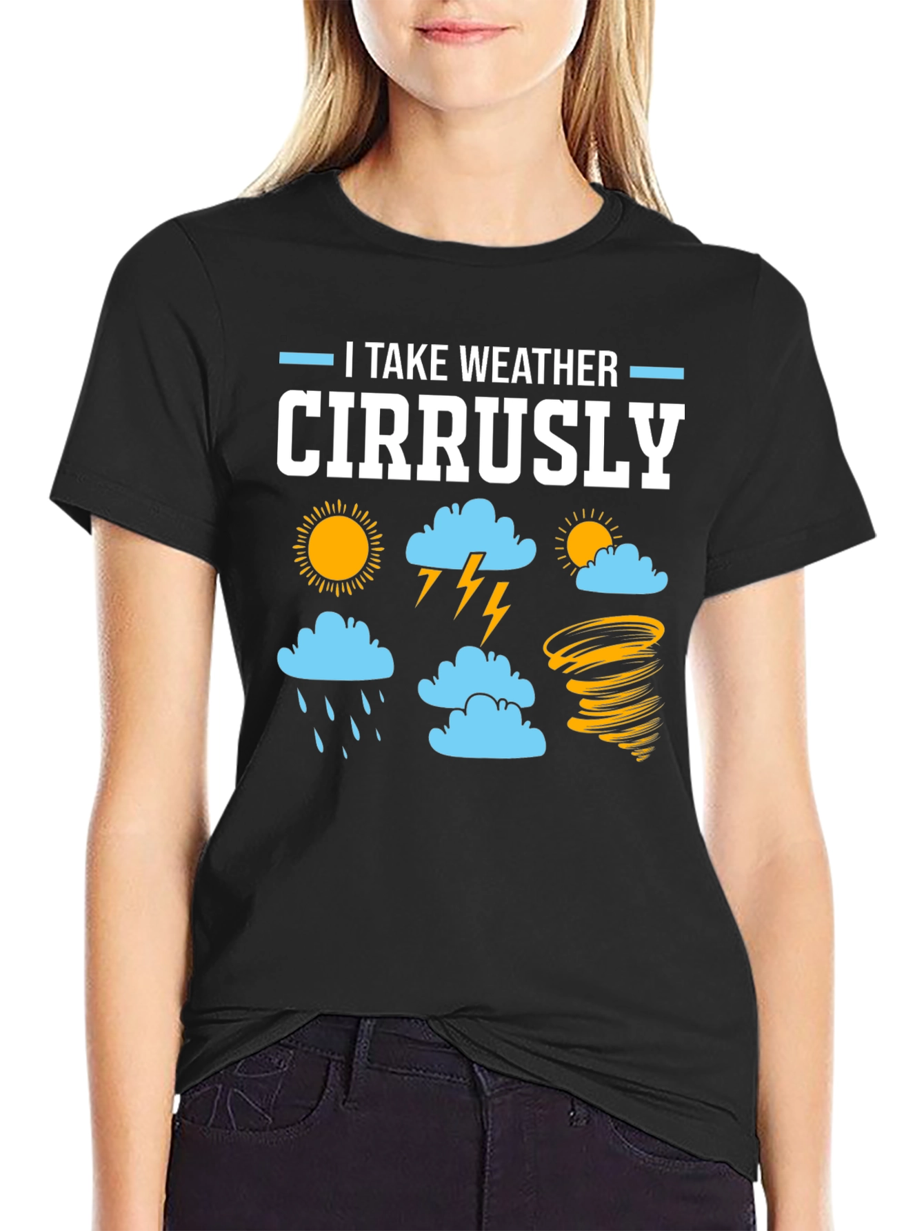 I Take Weather Cirrusly Graphic T-Shirt