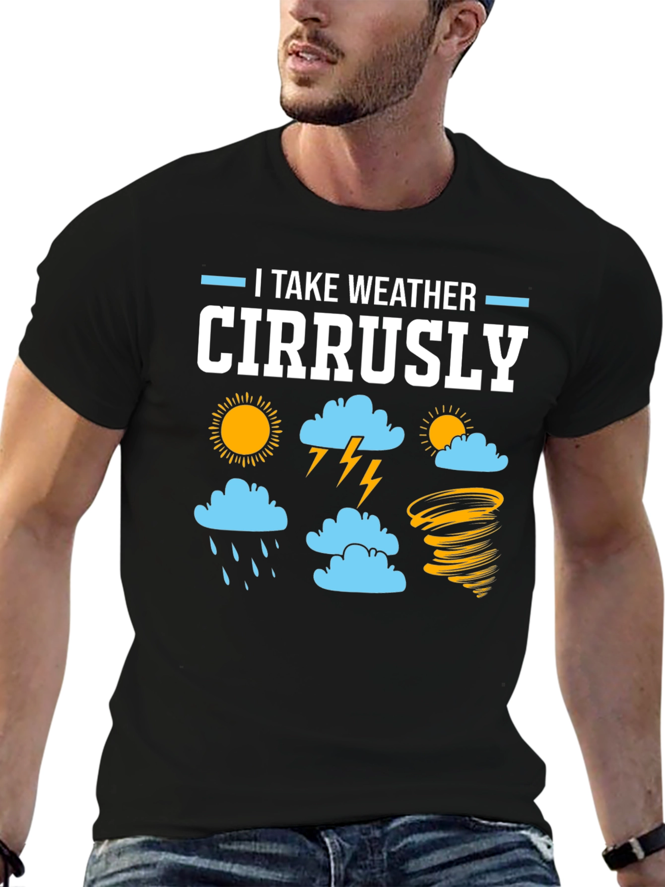 I Take Weather Cirrusly Graphic T-Shirt
