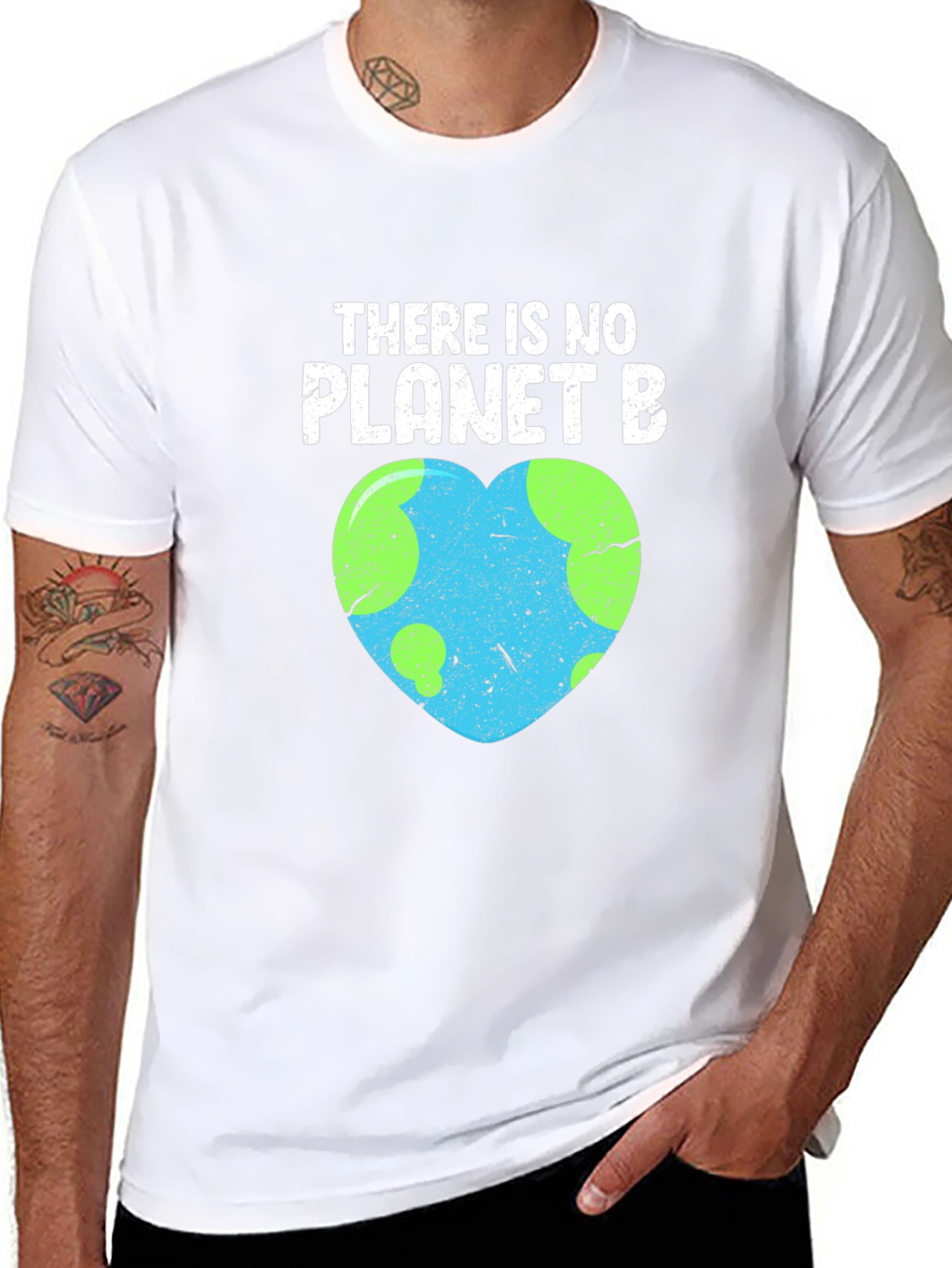Planet B Earth Heart Graphic Tee