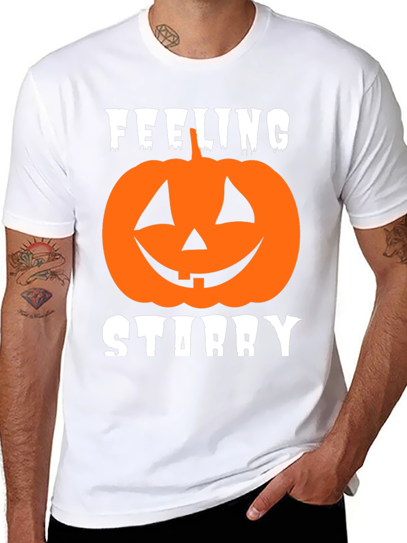 Feeling Sturry Halloween Pumpkin T-Shirt
