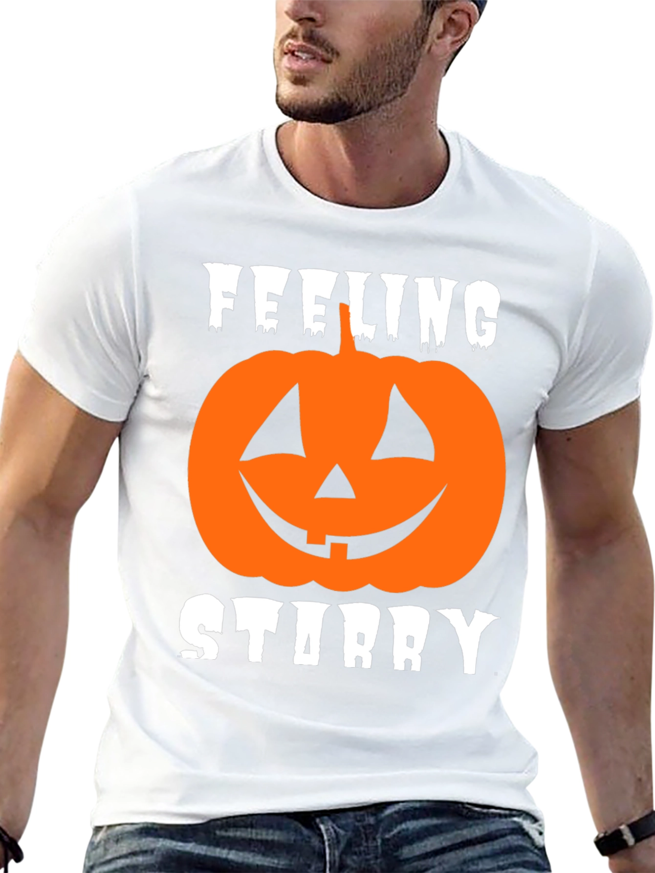 Feeling Sturry Halloween Pumpkin T-Shirt